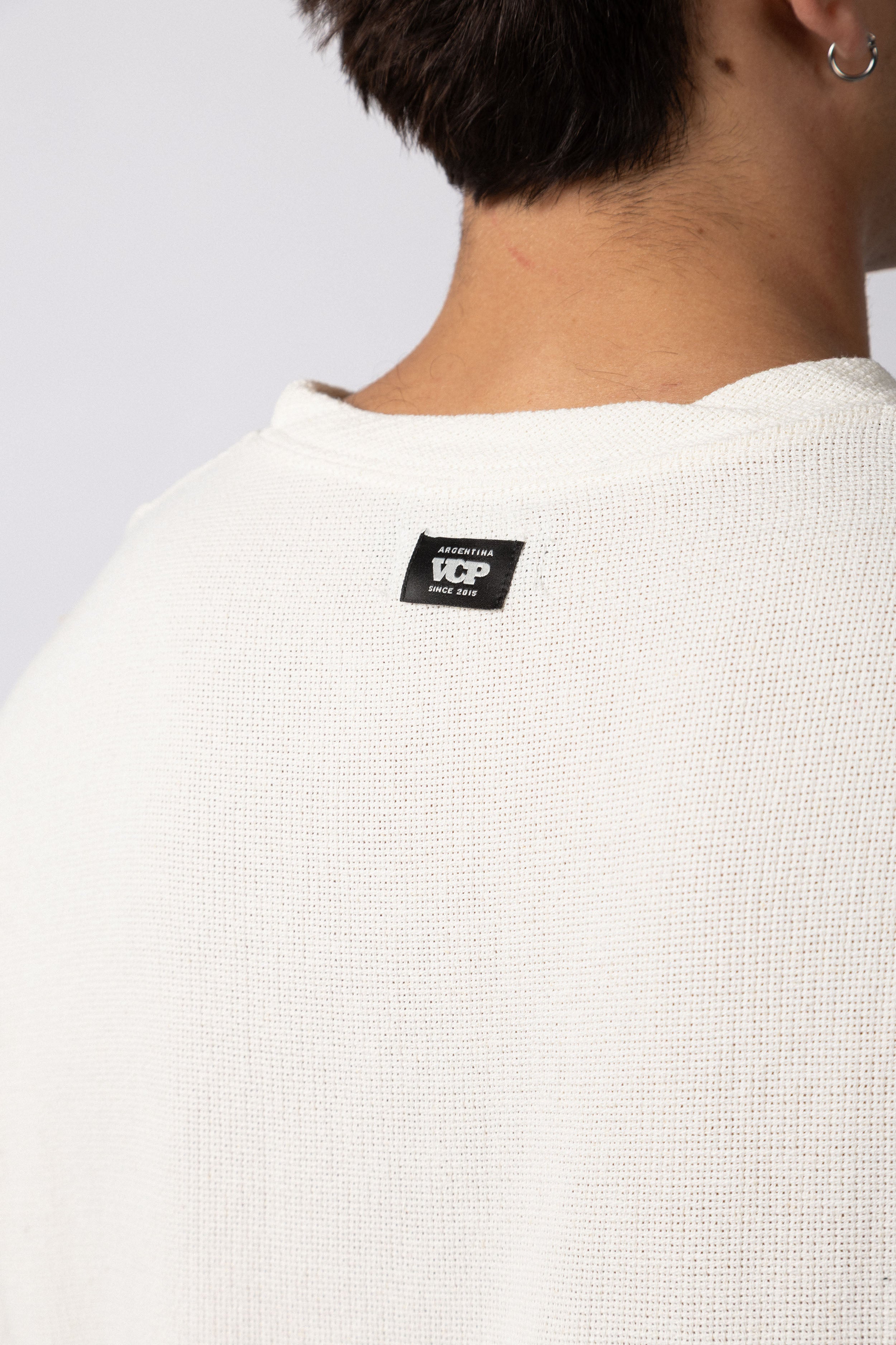 Remera Lino Sid Blanca