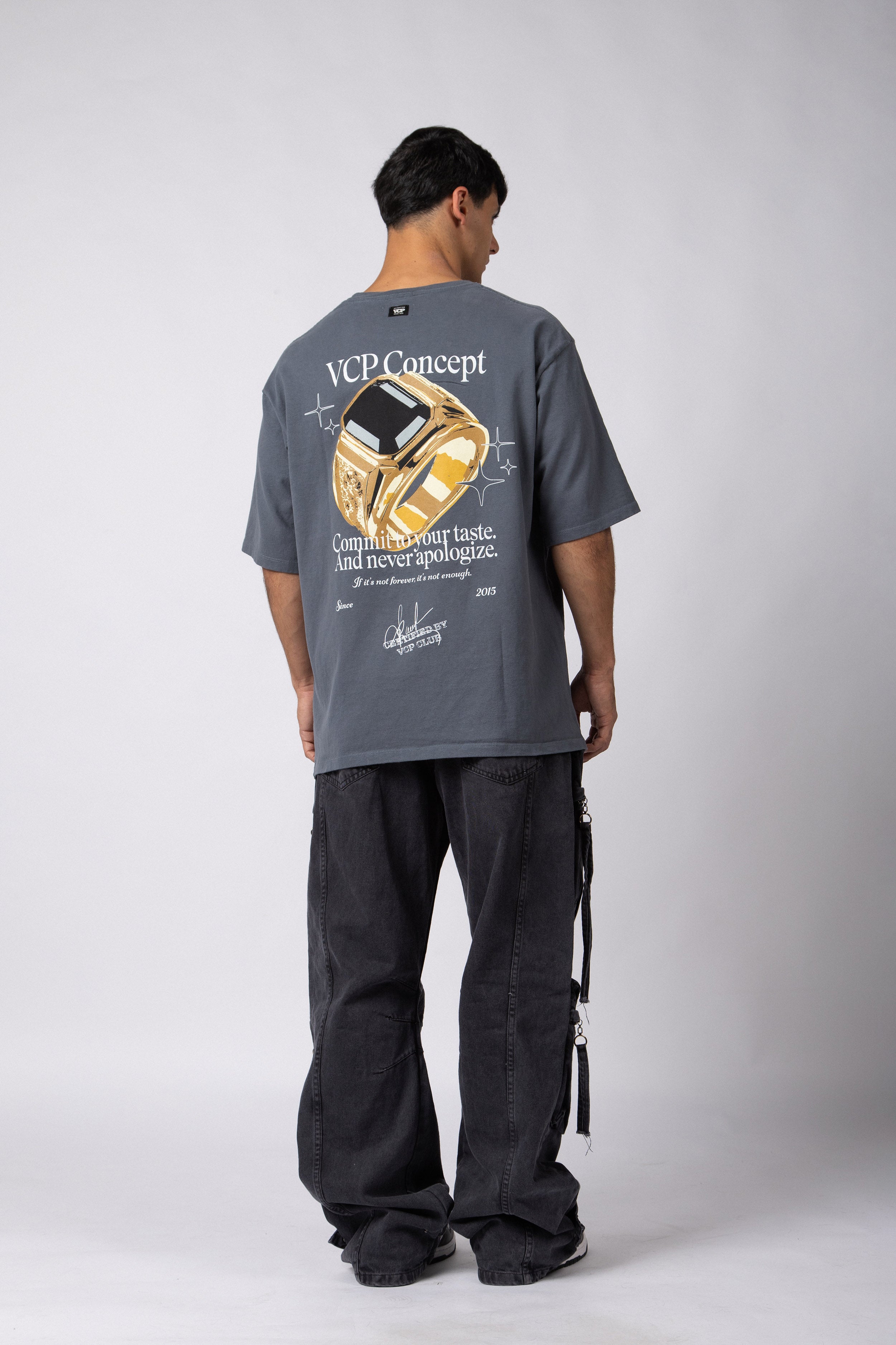 Remera Over Rhy Bling Navy