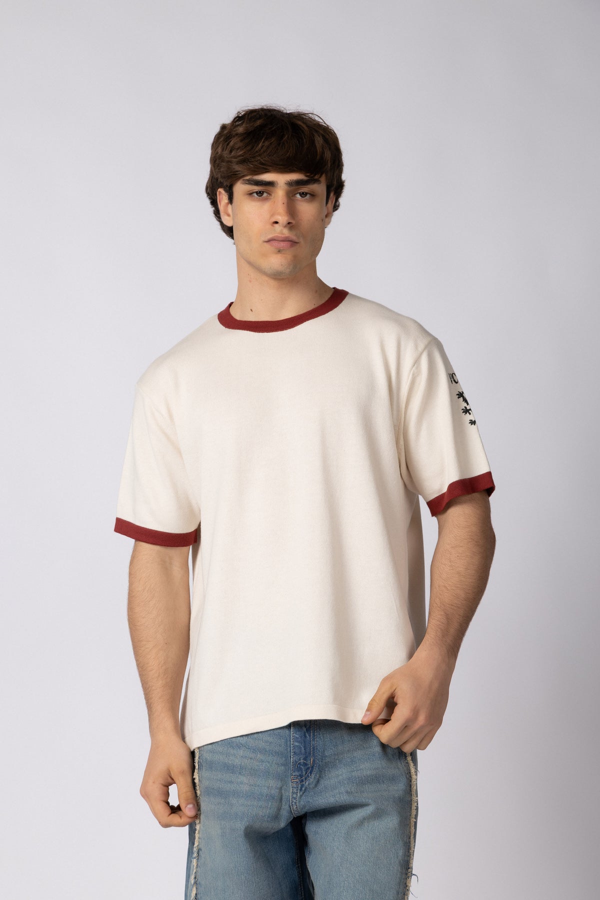 Remera Tejida Griffin Bordo