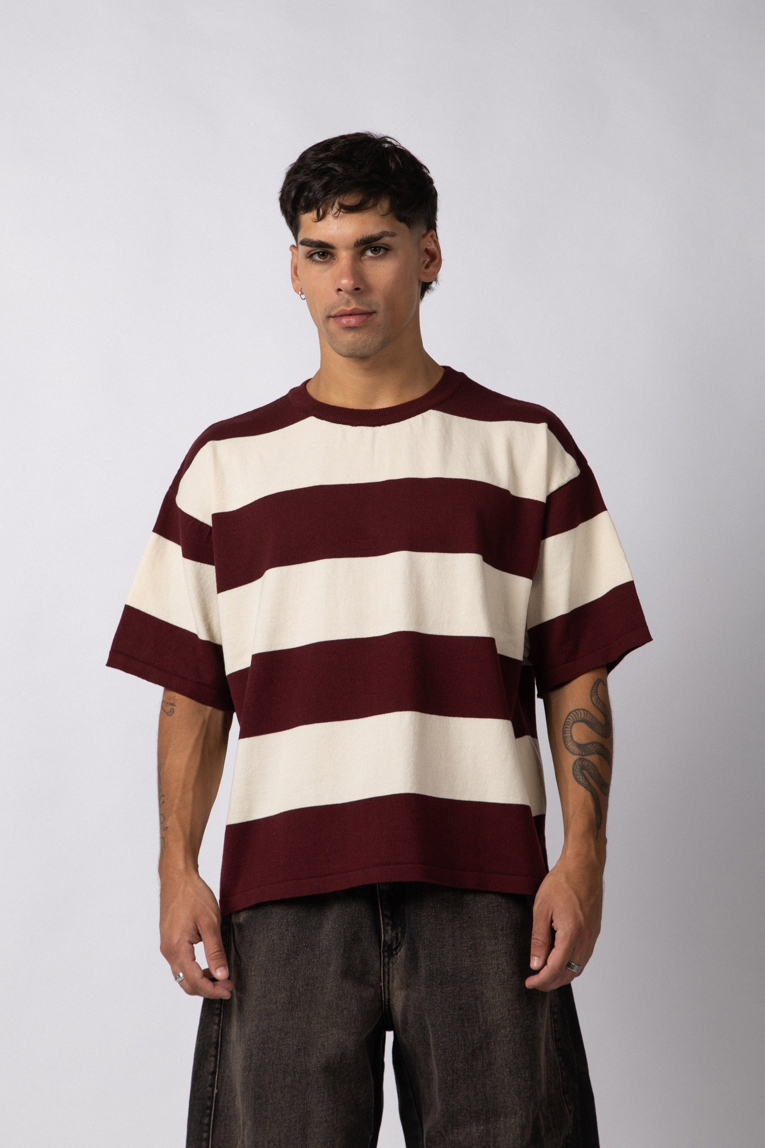 Remera Tejida Quince Bordo