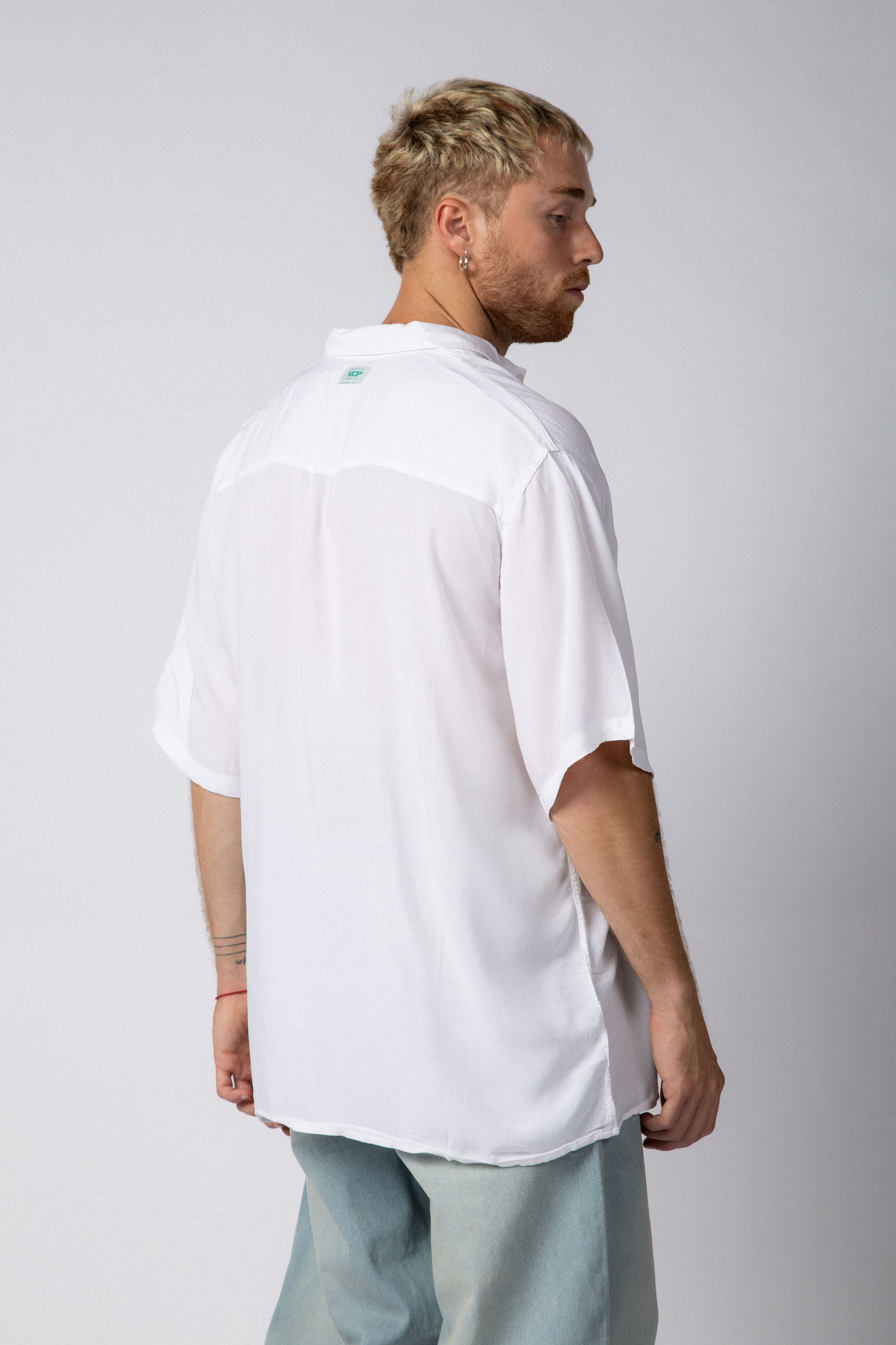 Camisa Manga Corta Kalf Blanca