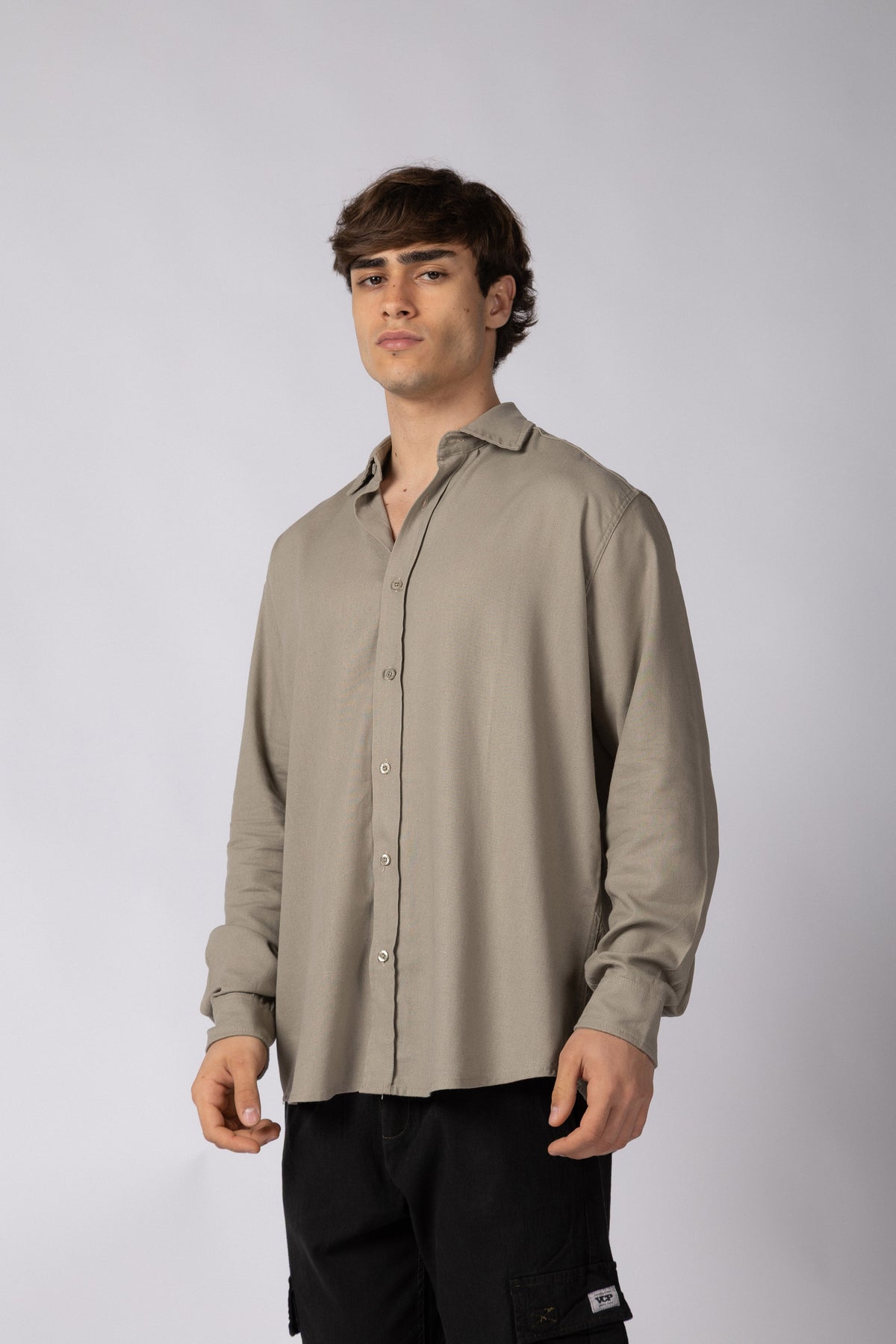 Camisa Manga Larga Lino Raze Vison