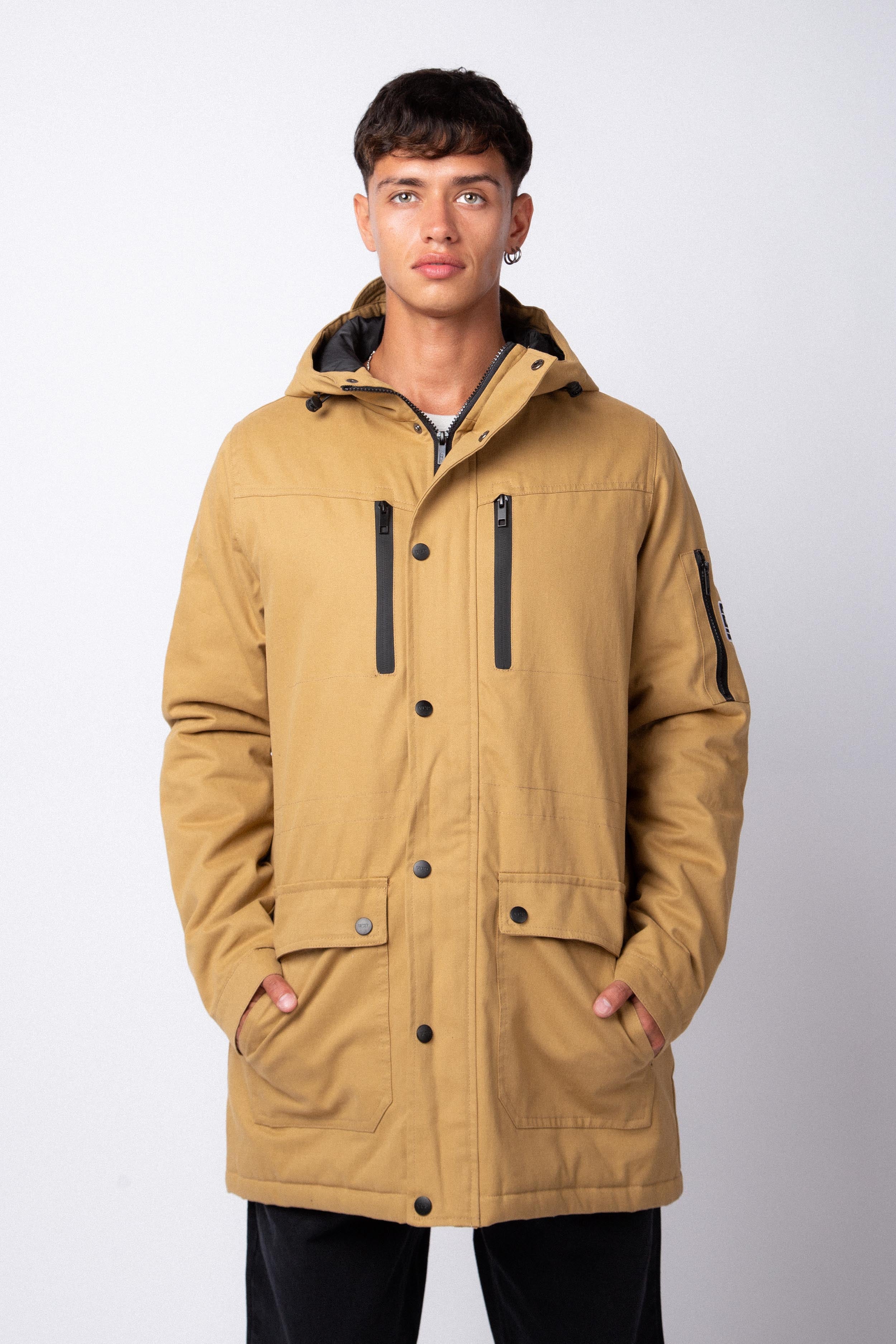 Campera Parka Jannu Kakhi