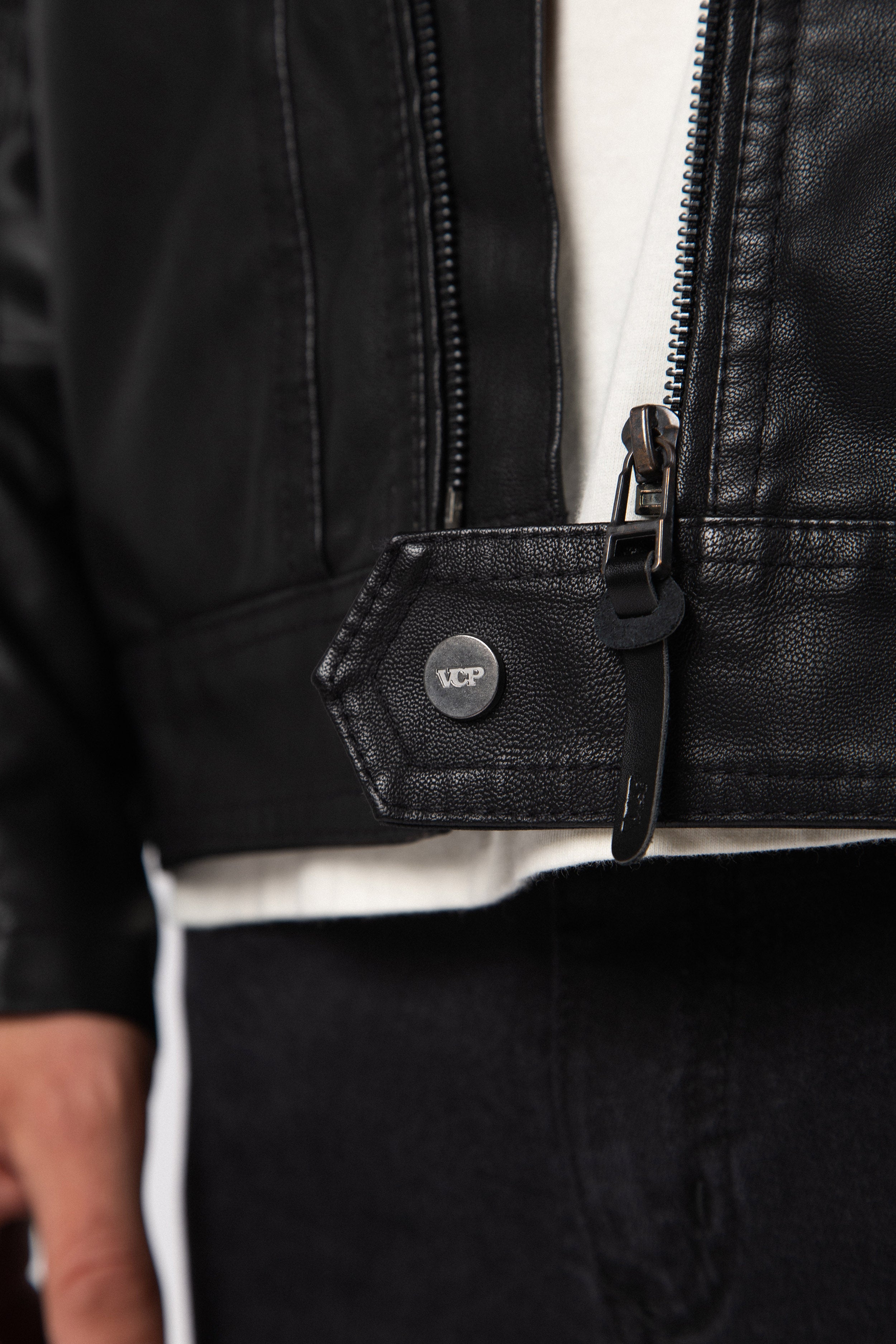 Campera PU Stan Black
