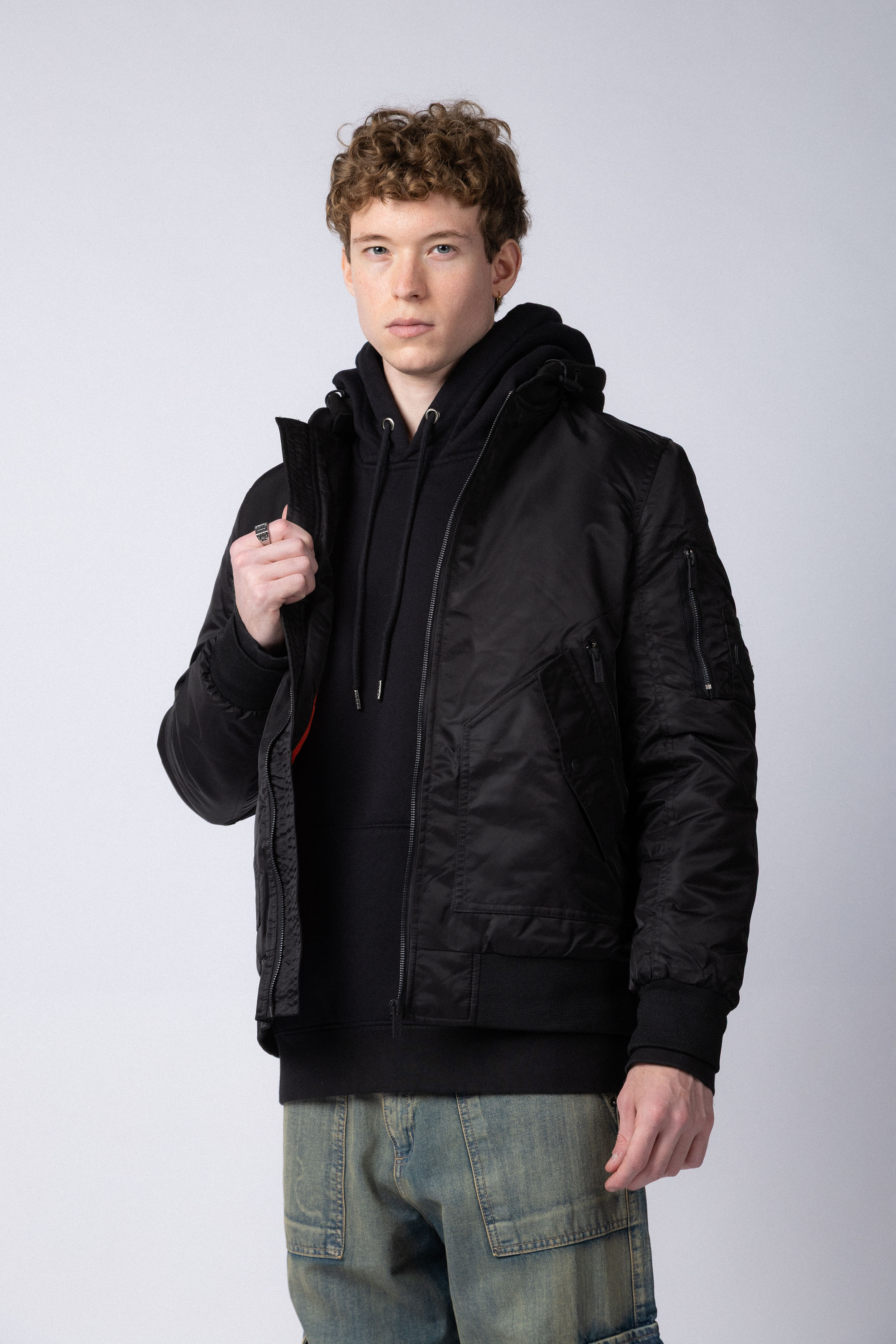 Campera Bomber Eldrick Black