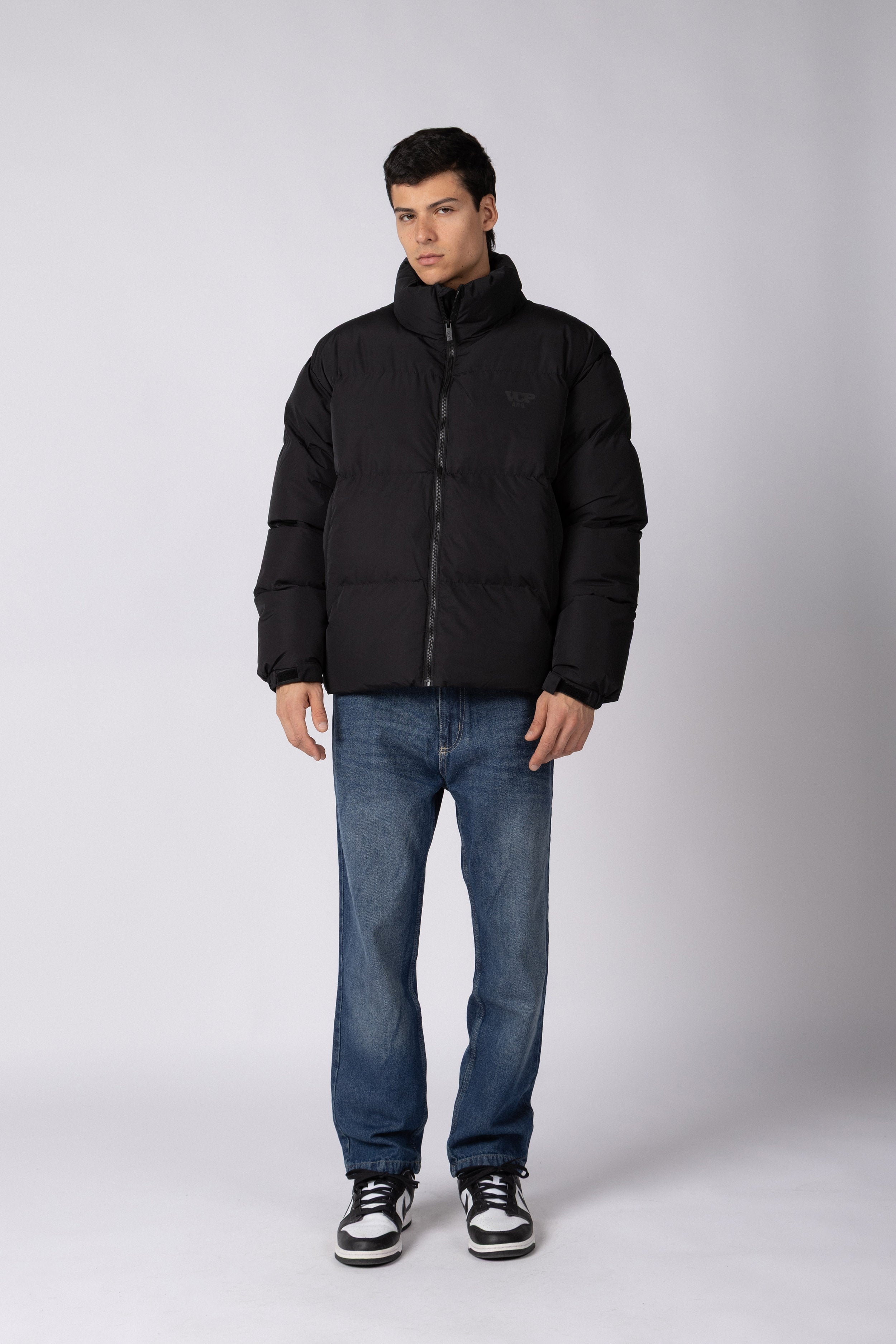 Campera Puffer Cronos Negra