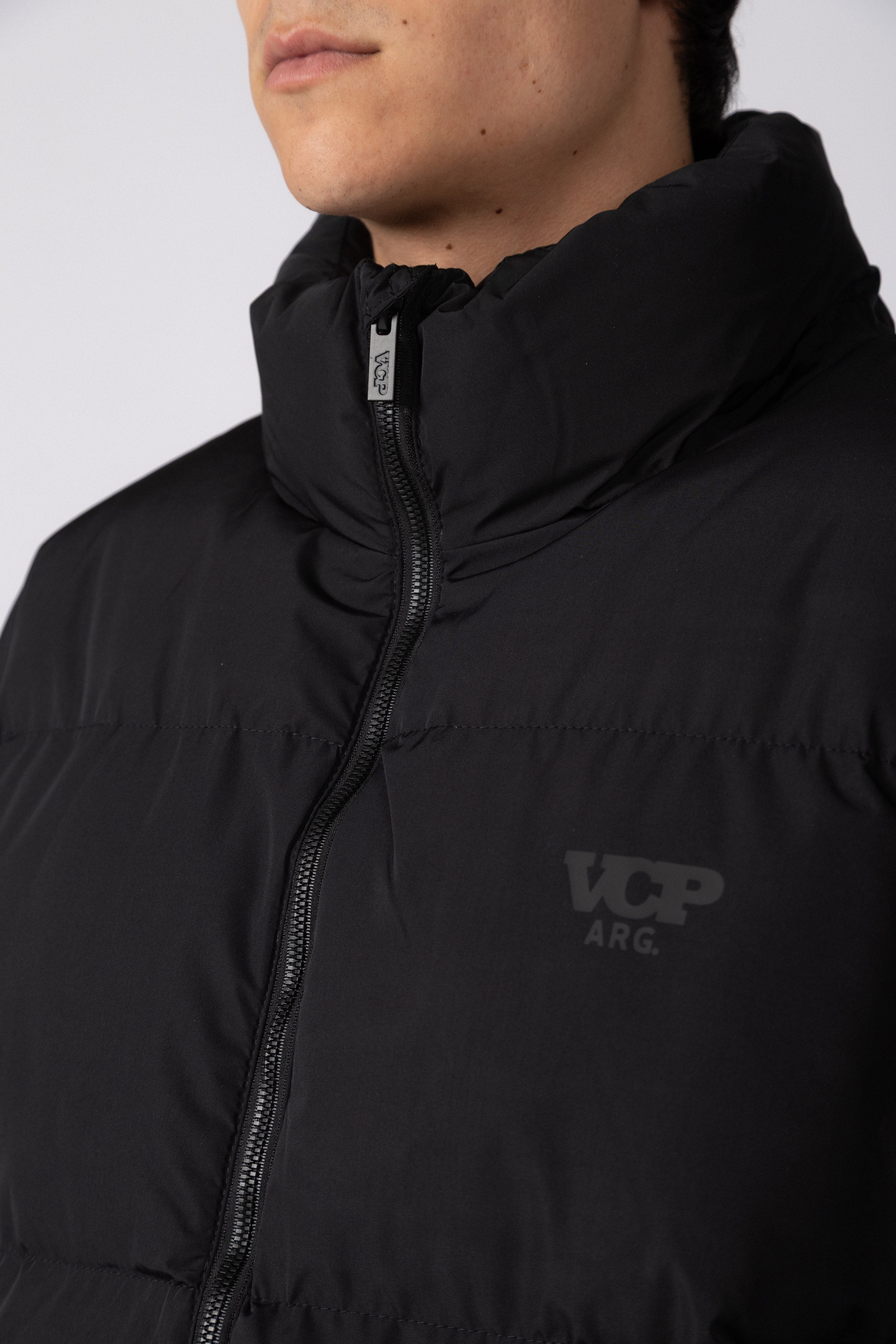 Campera Puffer Cronos Negra