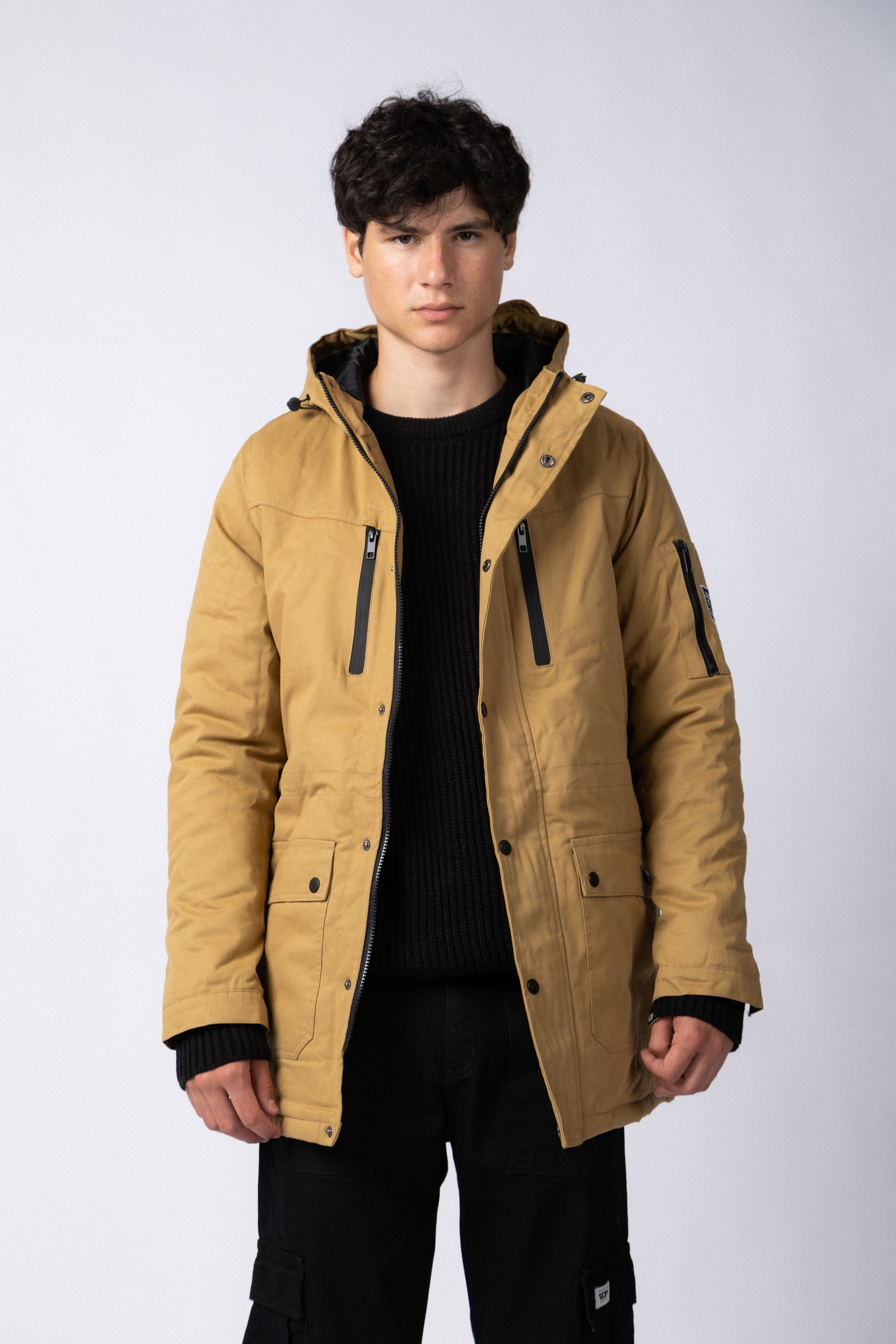 Campera Parka Jannu Kakhi