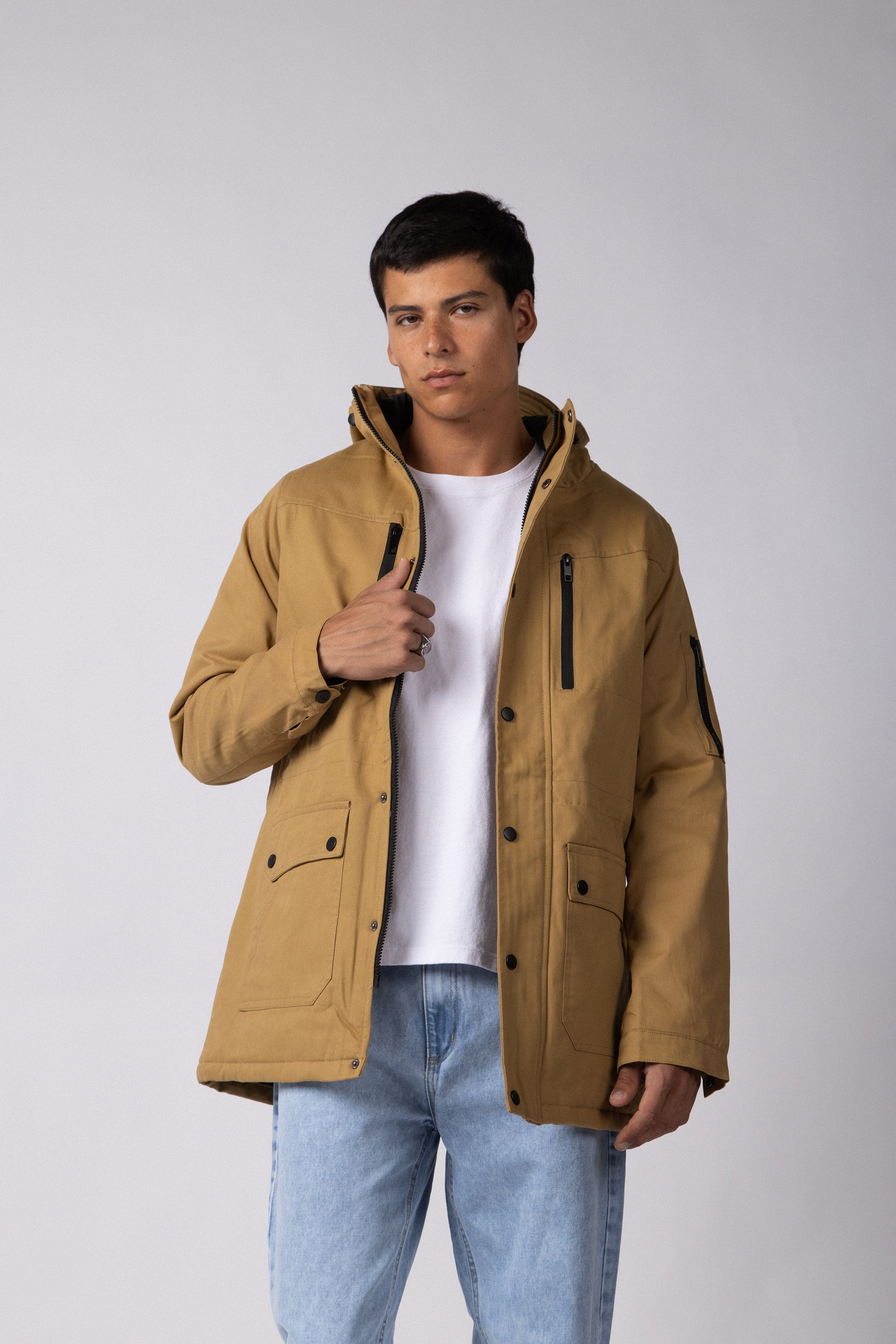 Campera Parka Jannu Kakhi