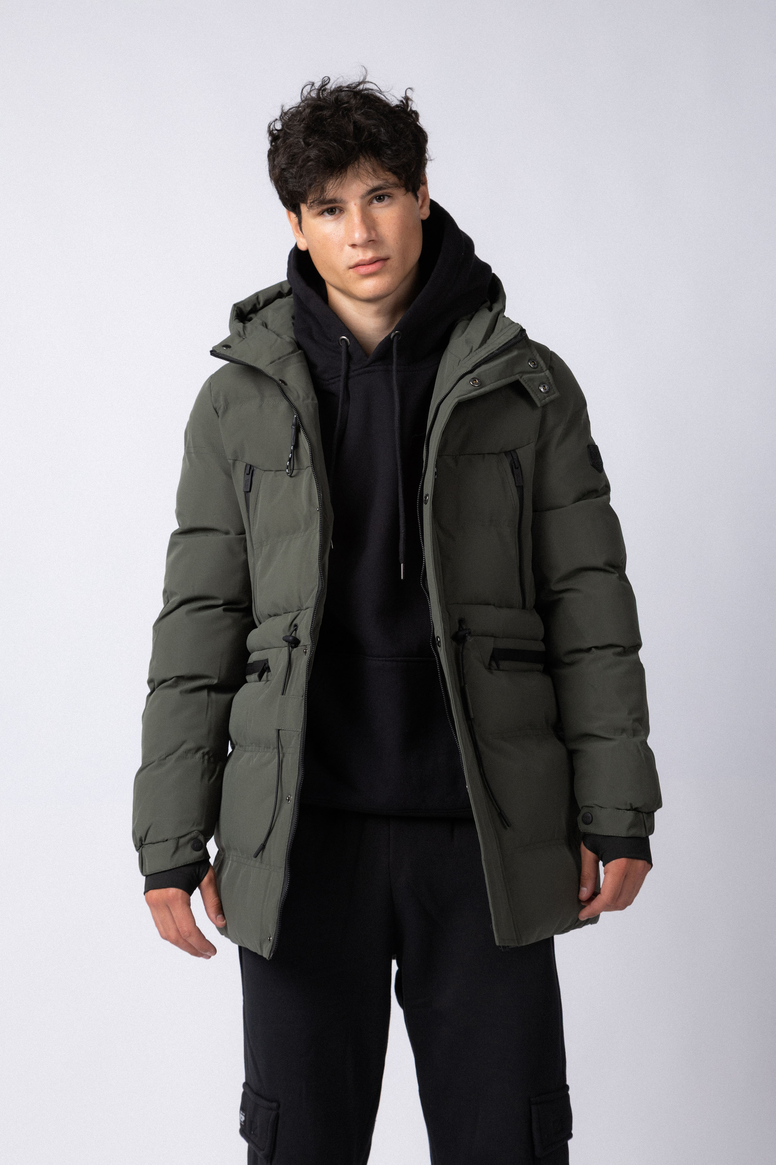 Campera Puffer Palmer Militar