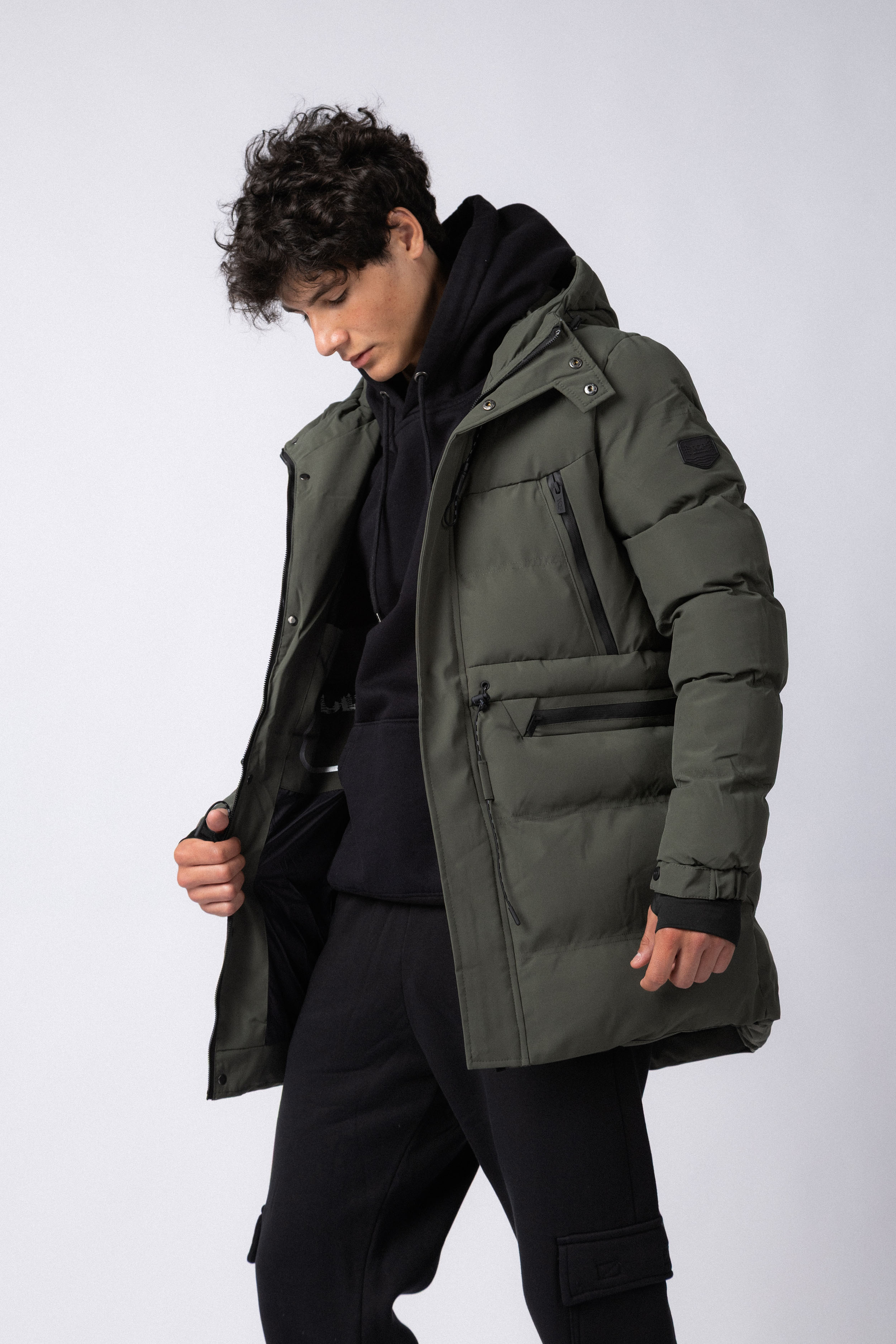 Campera Puffer Palmer Militar