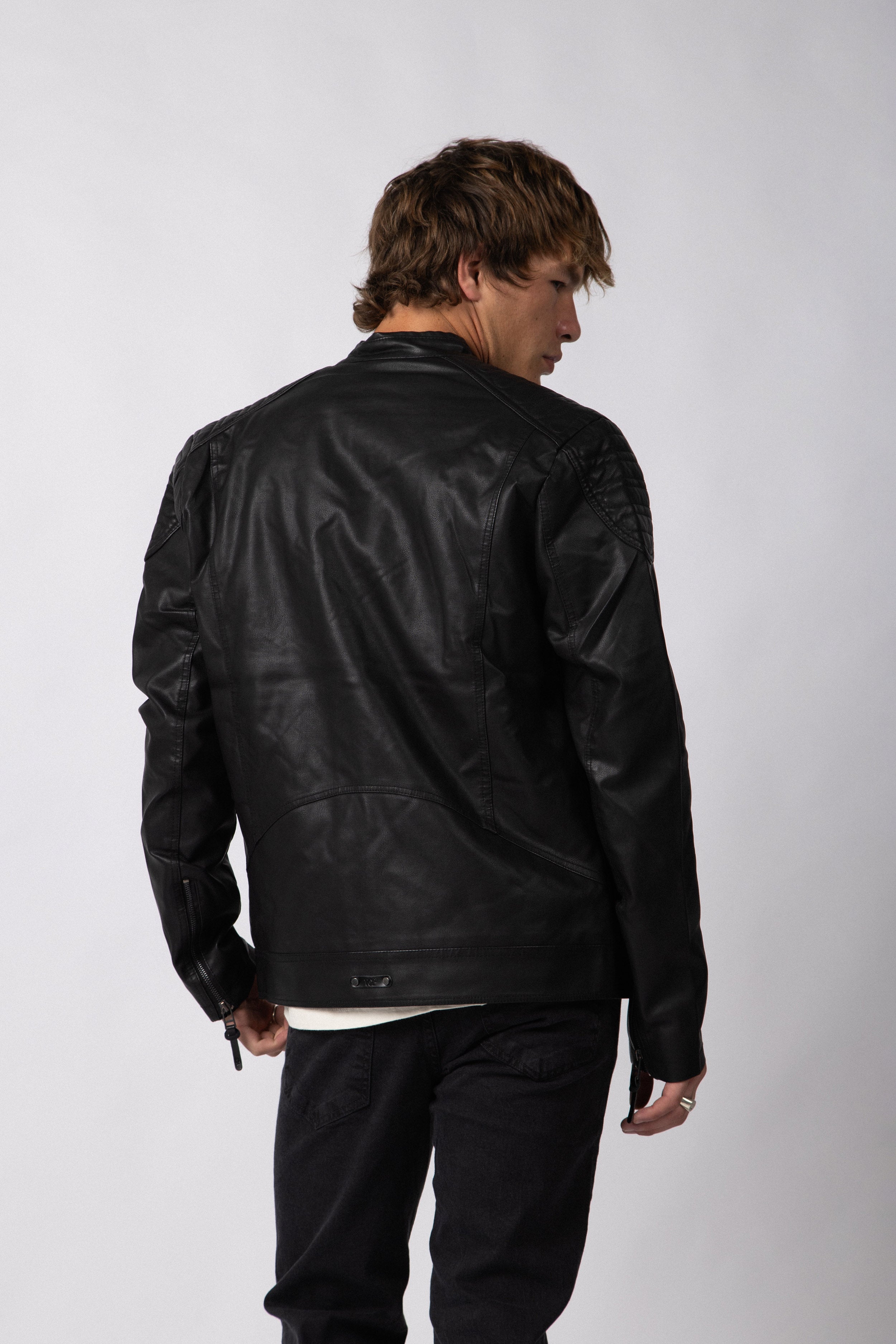 Campera PU Arnold Black