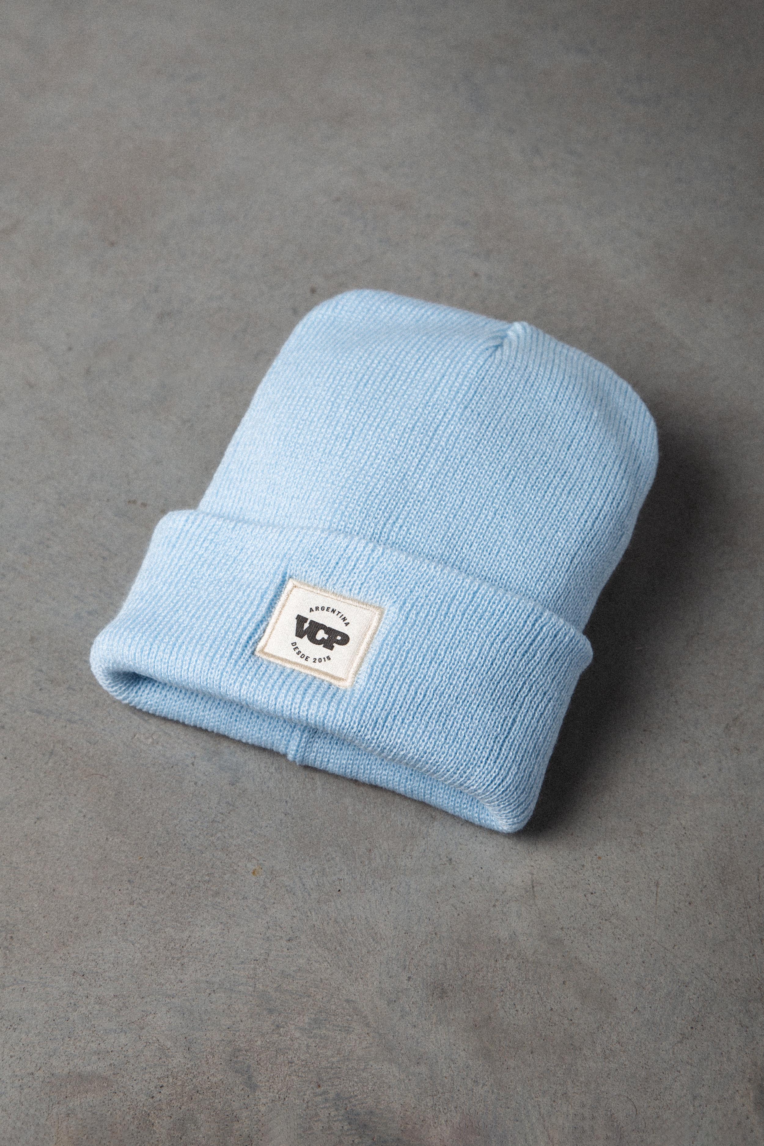 Gorro Beanie Andino Celeste