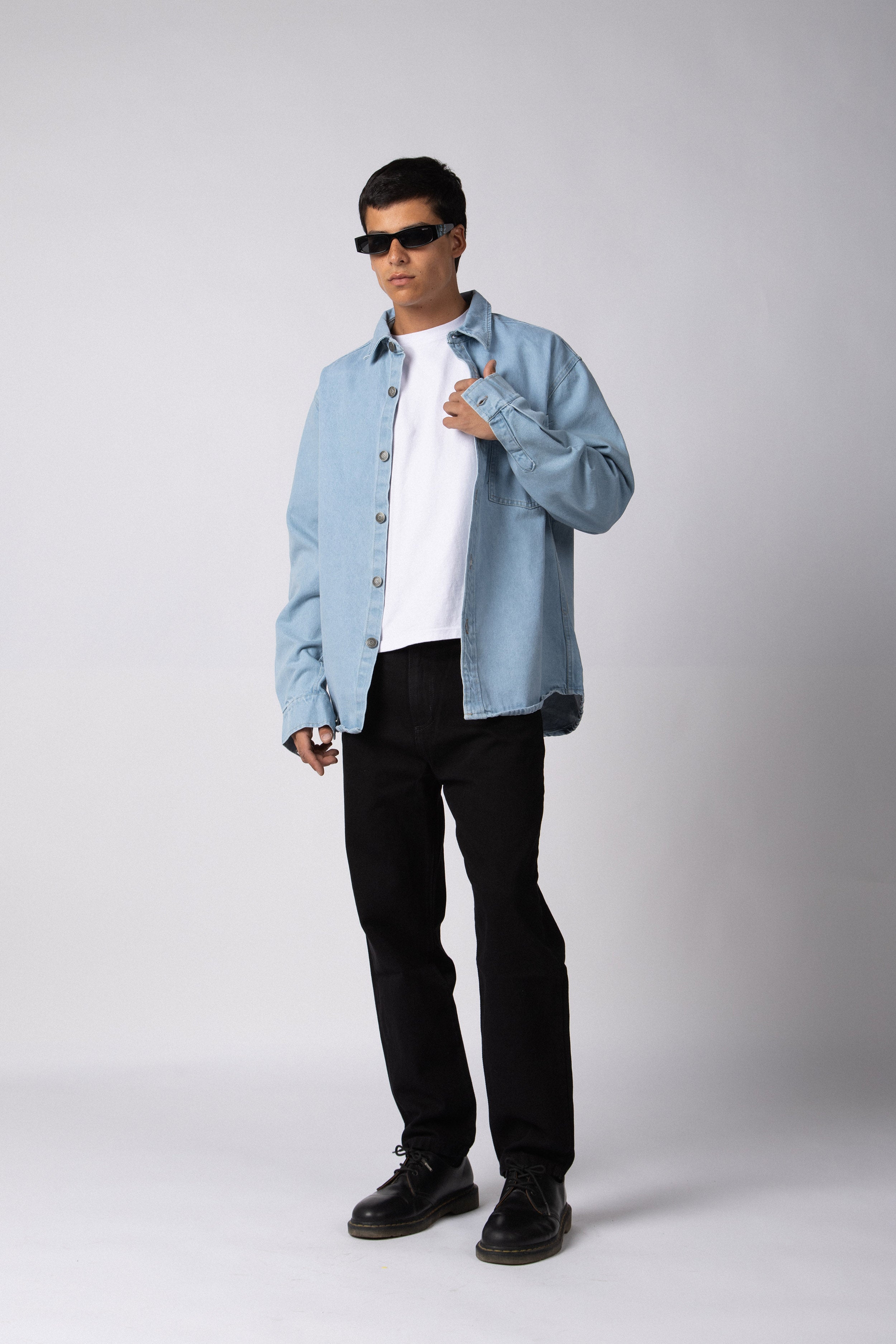 Chaqueta Jean Spruce Celeste