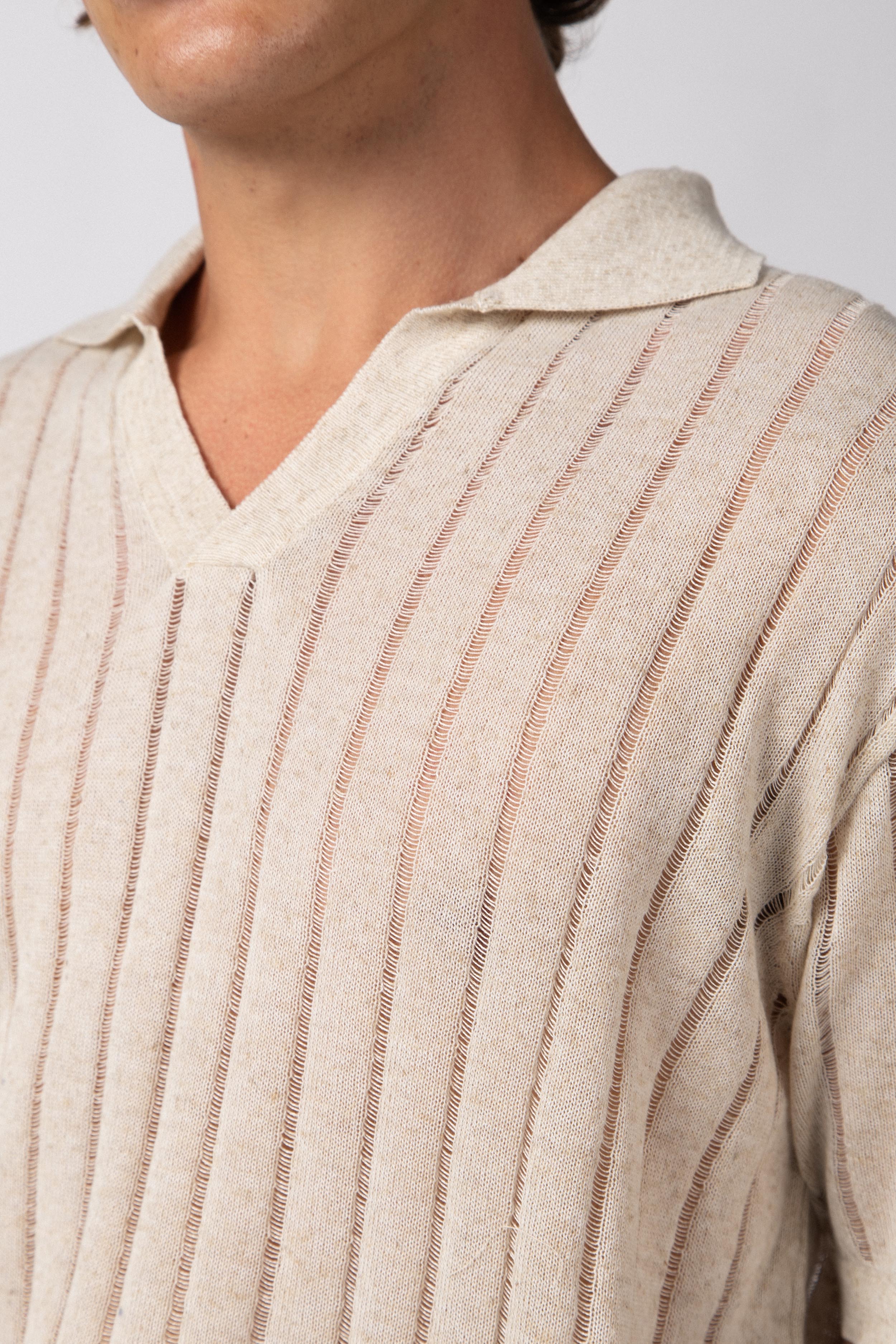 Chomba Tejida Mova Crudo