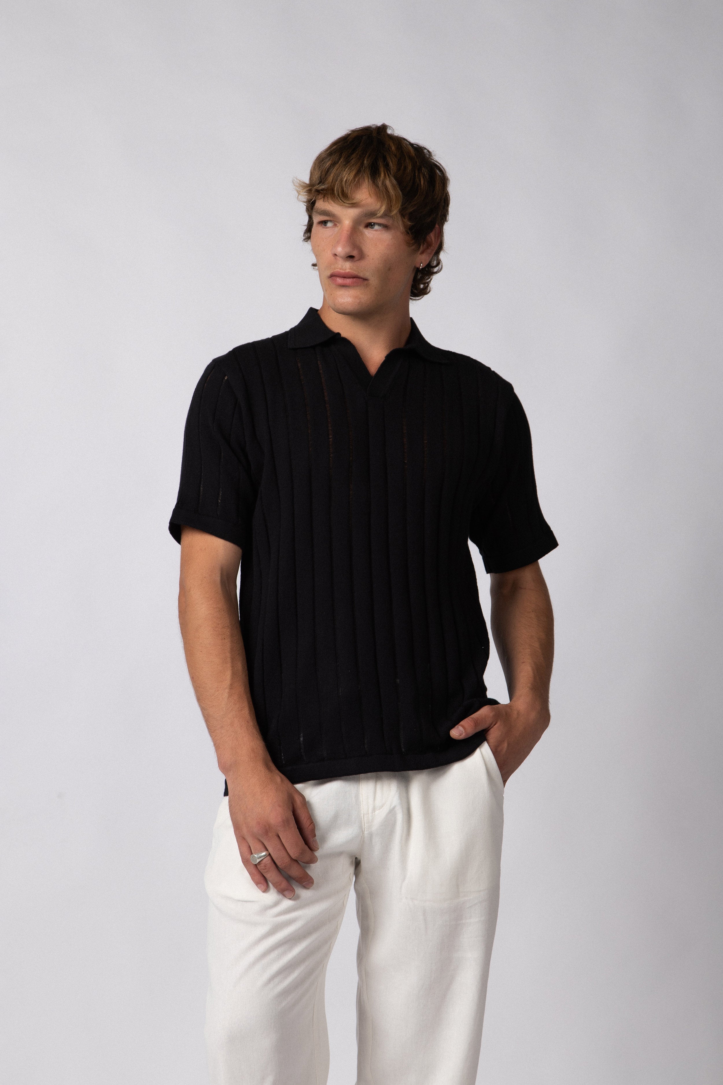 Chomba Tejida Mova Negra