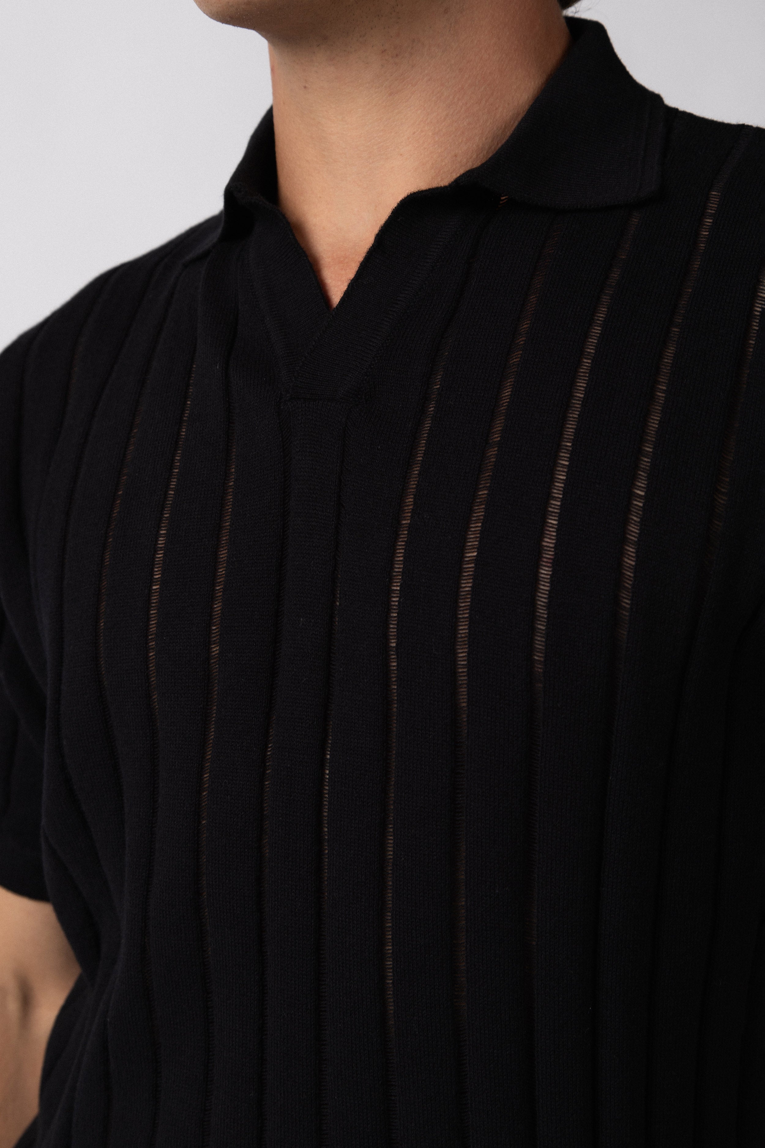 Chomba Tejida Mova Negra