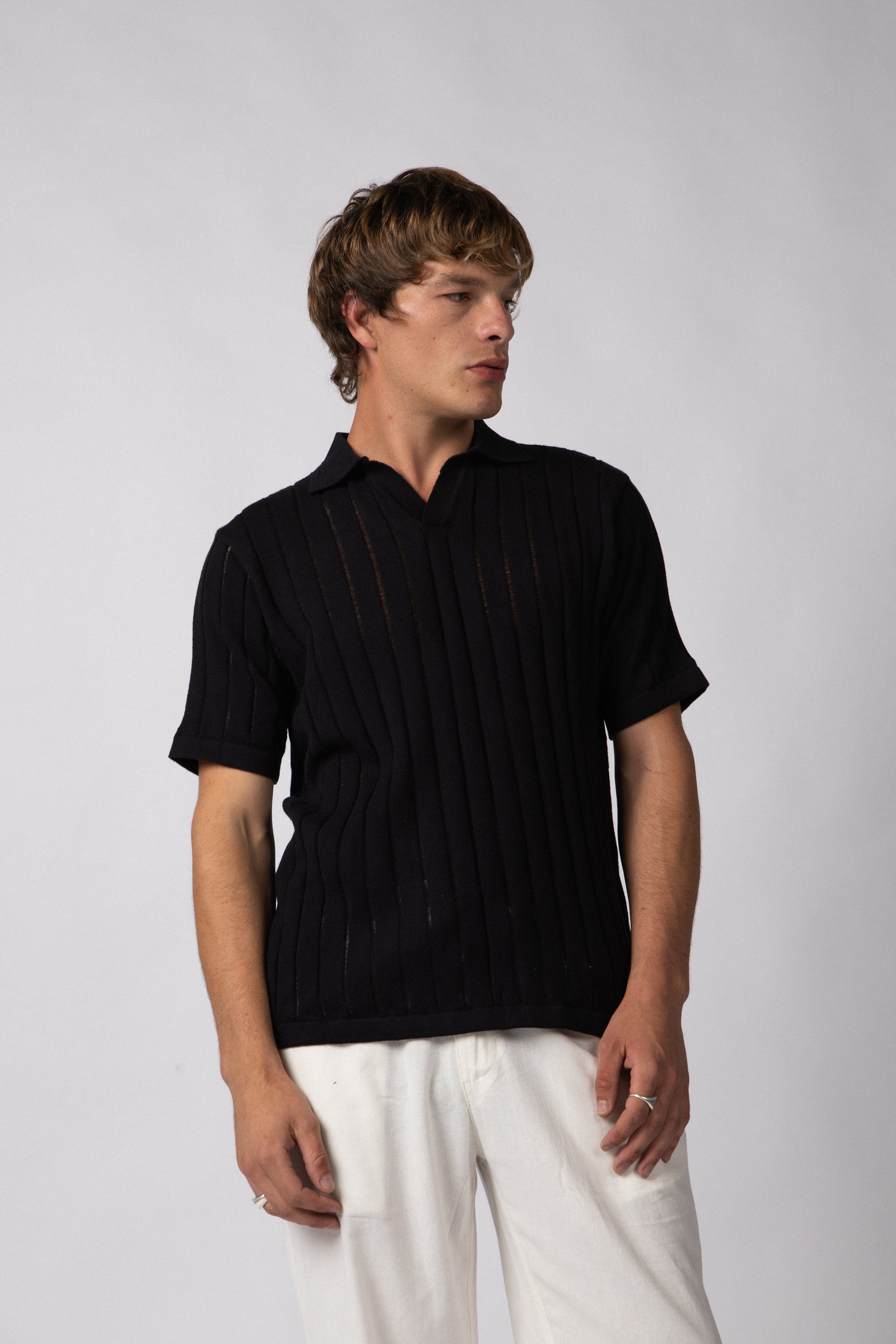 Chomba Tejida Mova Negra