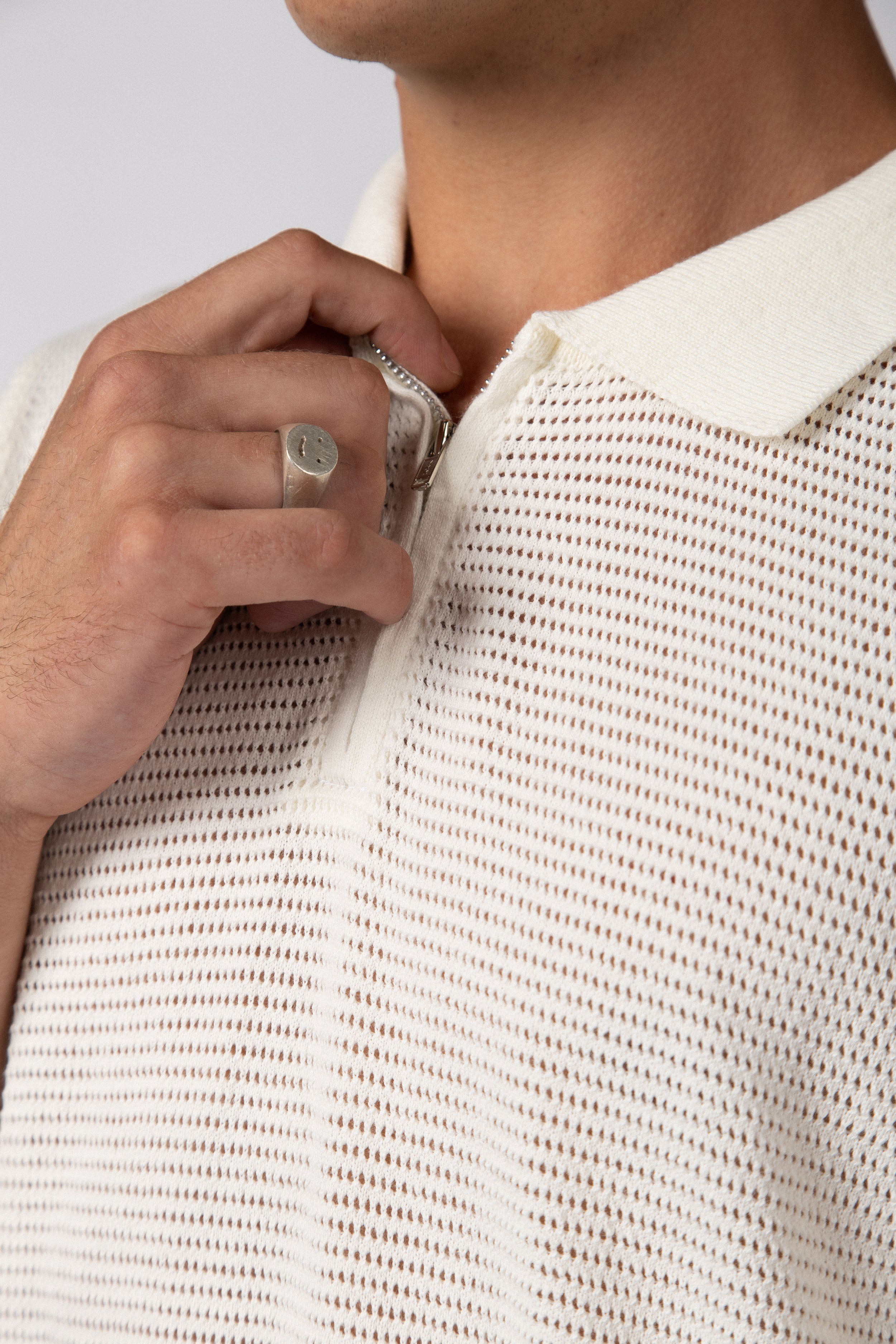 Chomba Tejida Nyro Crudo