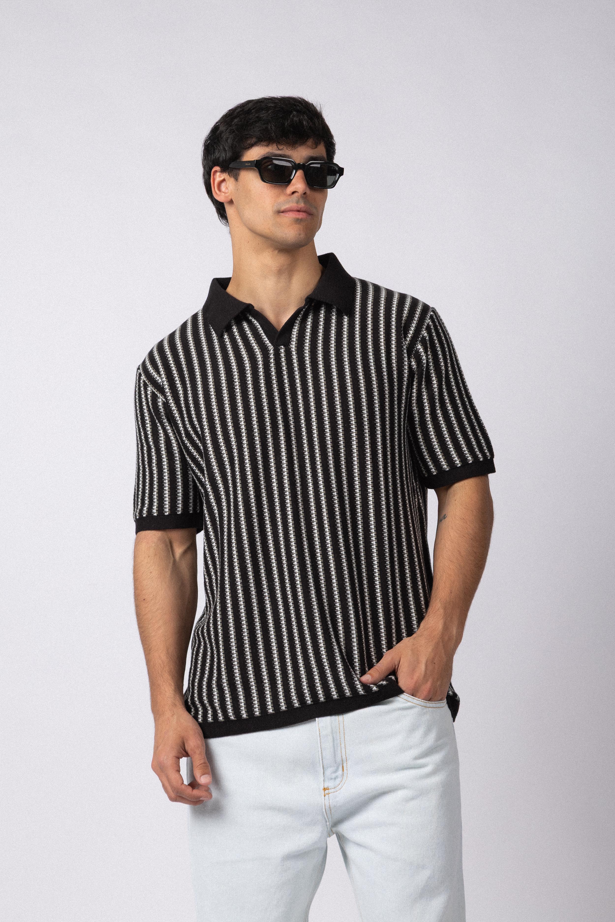 Chomba Tejida Zulo Negra