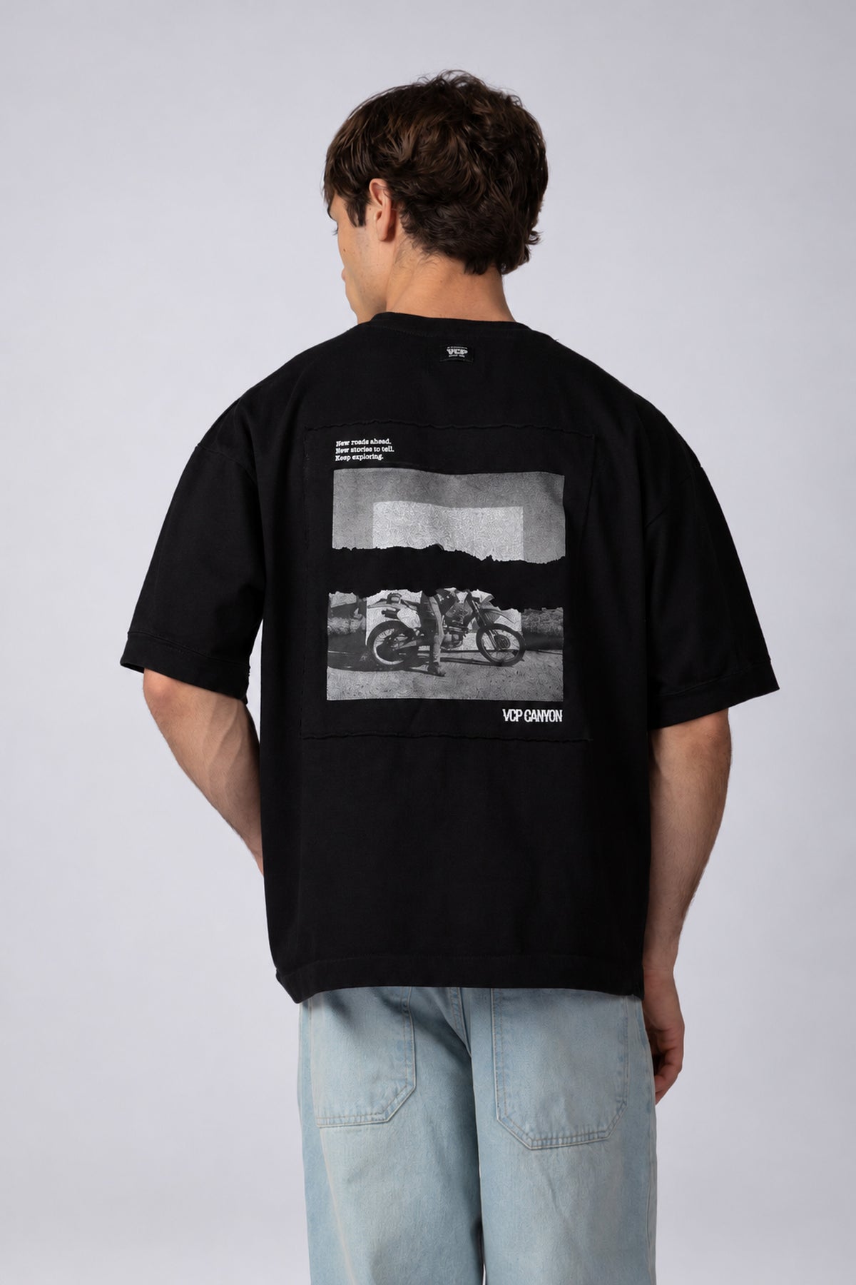 Remera HR Canyon Negra