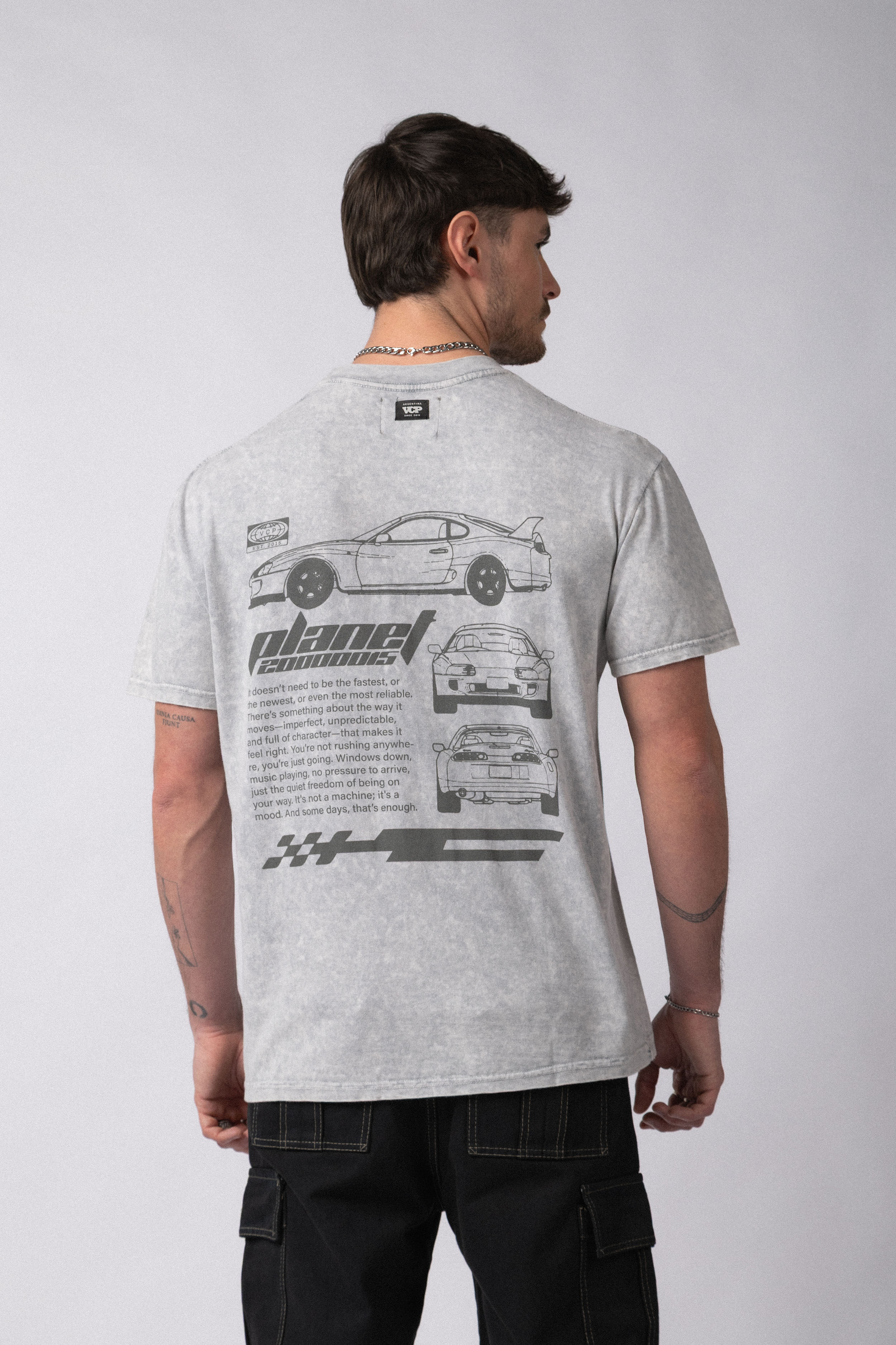 Remera DB Cars Gris
