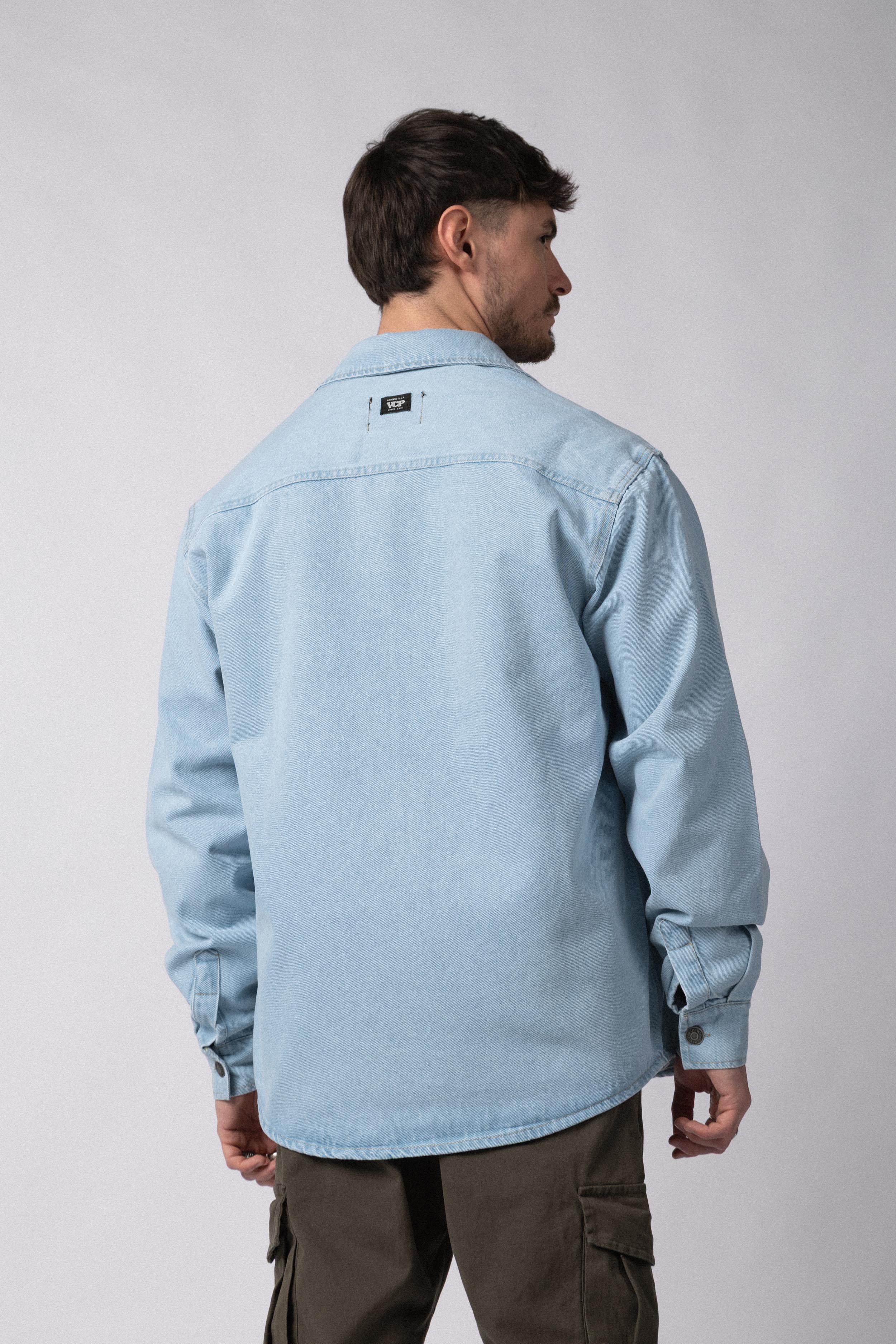 Chaqueta Jean Spruce Celeste