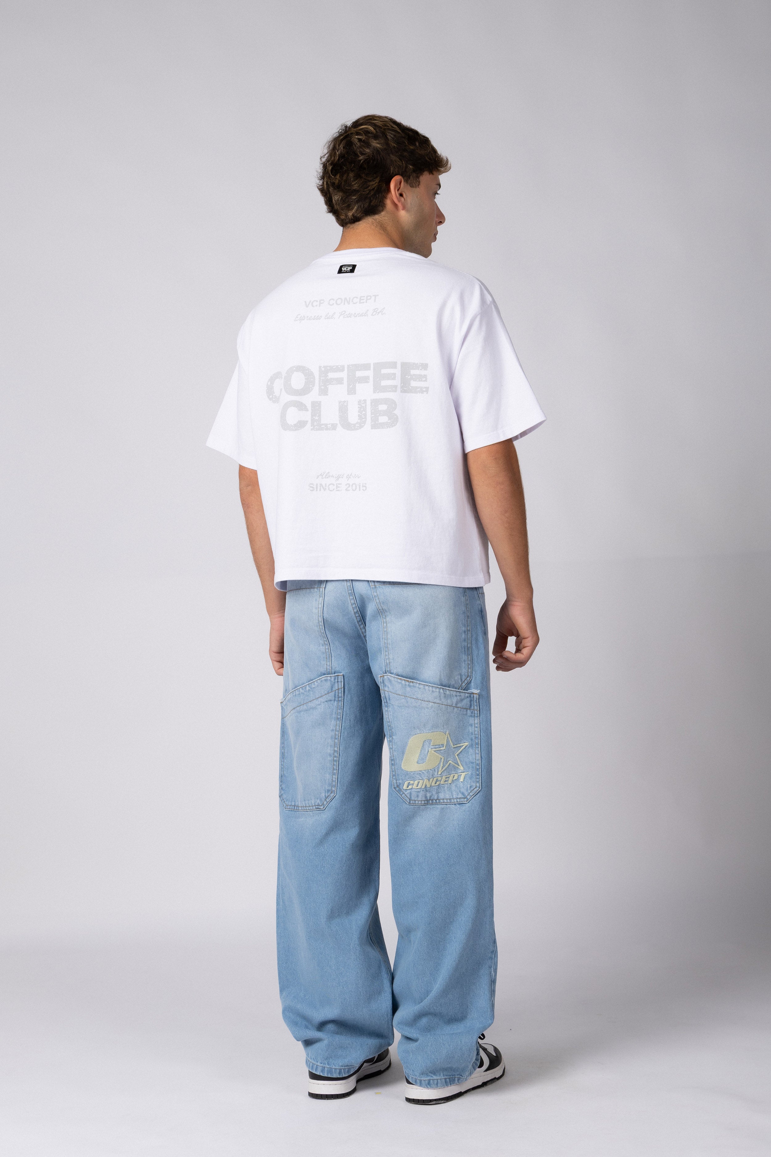 Jean Baggy Frox Celeste