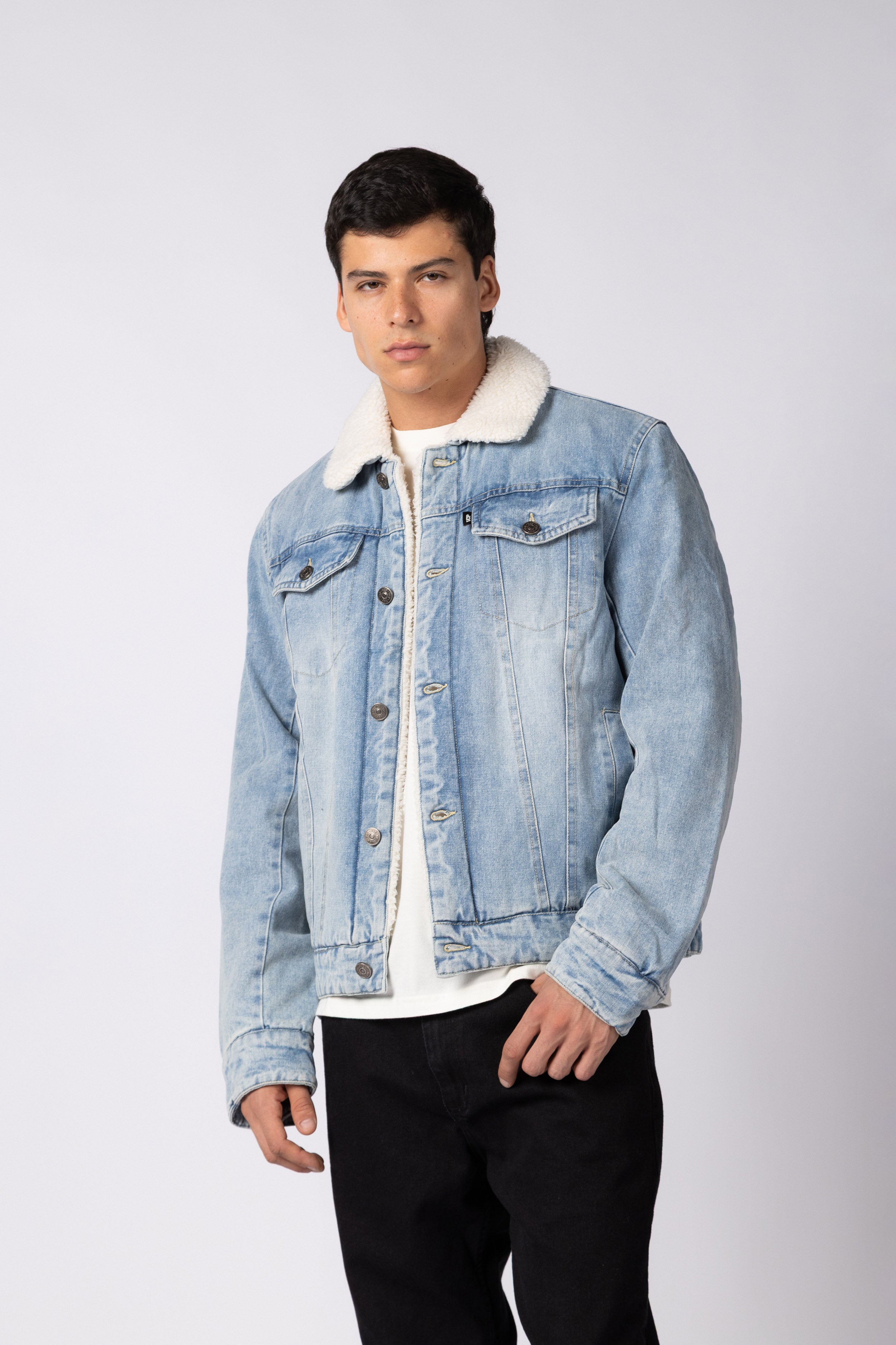 Campera Jean Niva Celeste