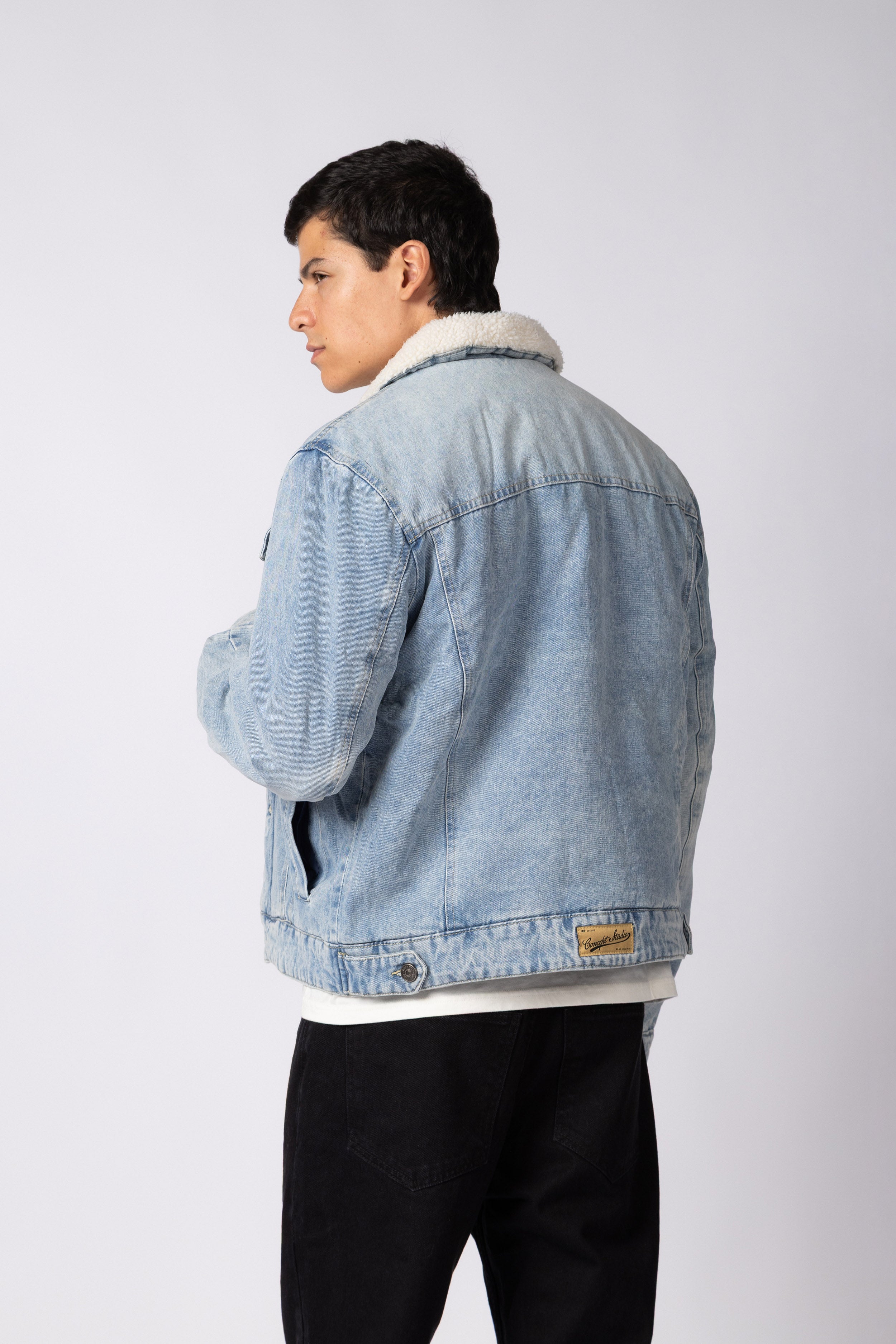 Campera Jean Niva Celeste