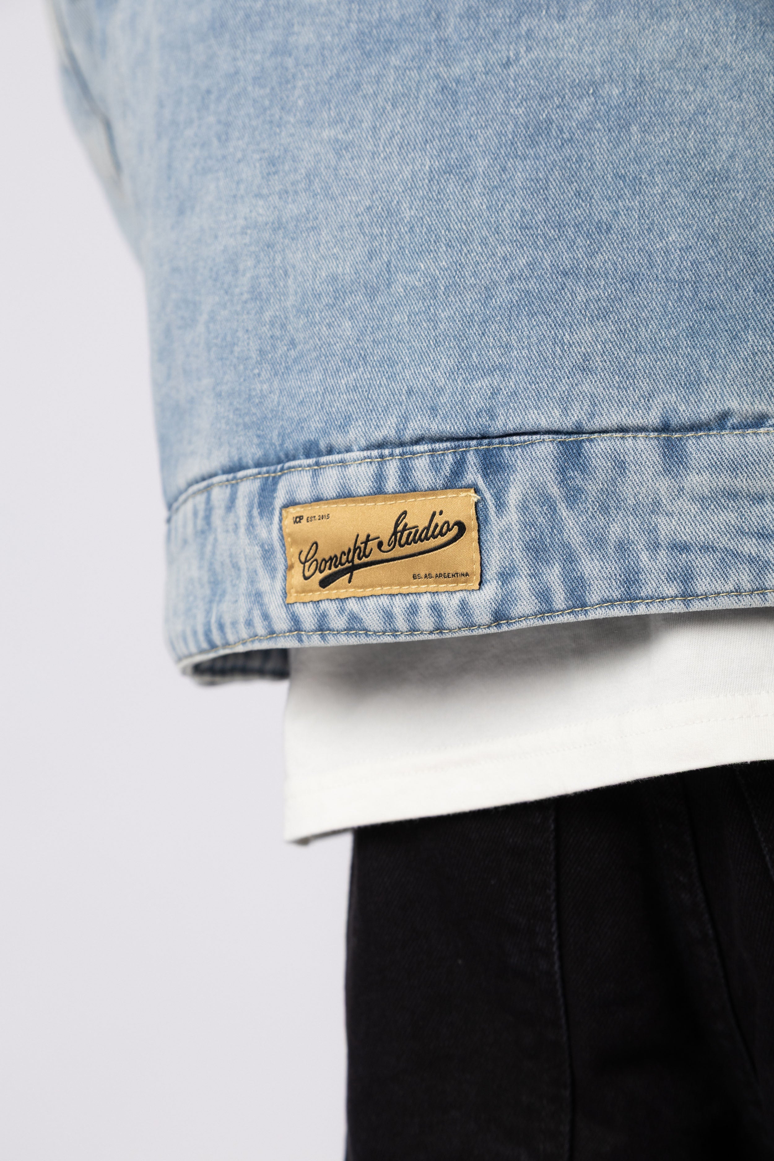 Campera Jean Niva Celeste