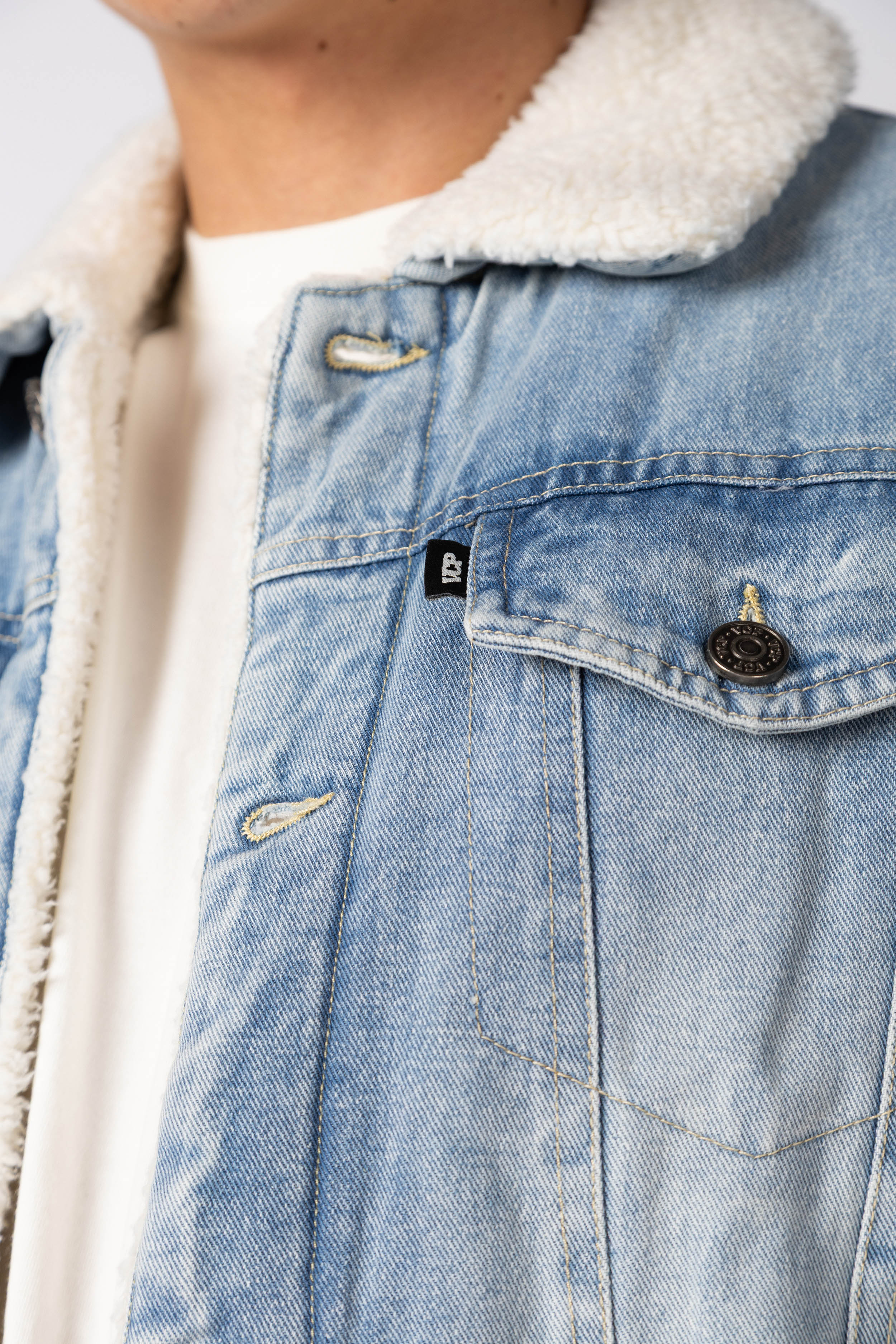 Campera Jean Niva Celeste