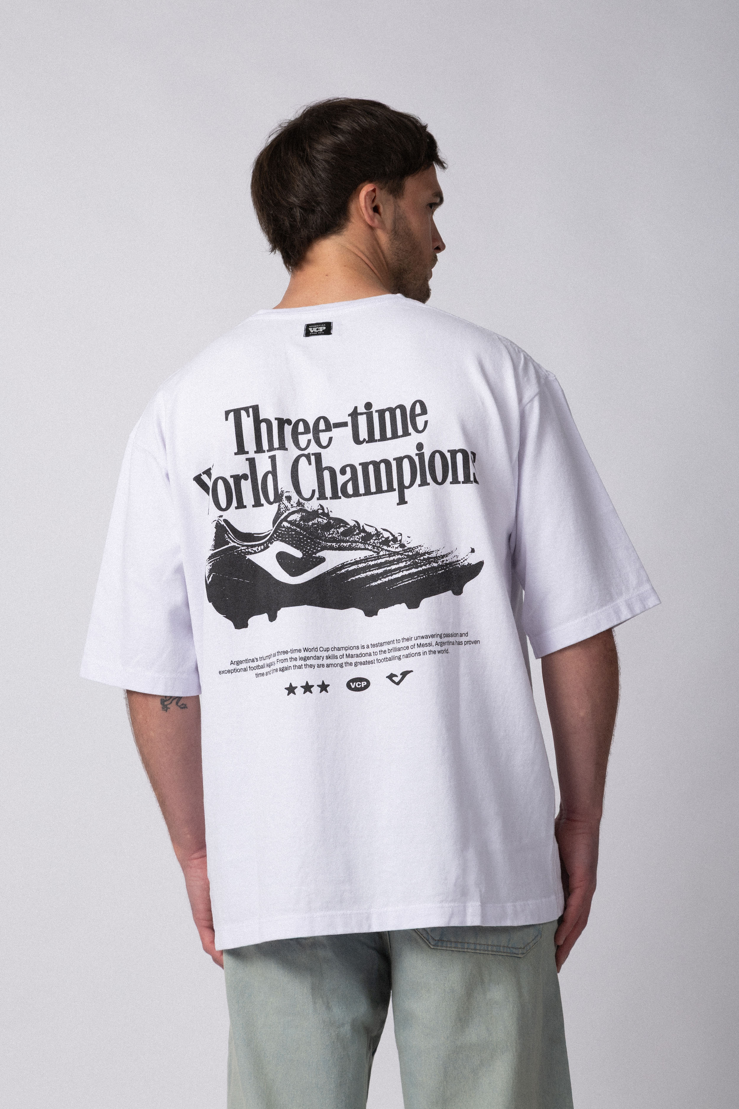 Remera Over Rhy Champ Blanca
