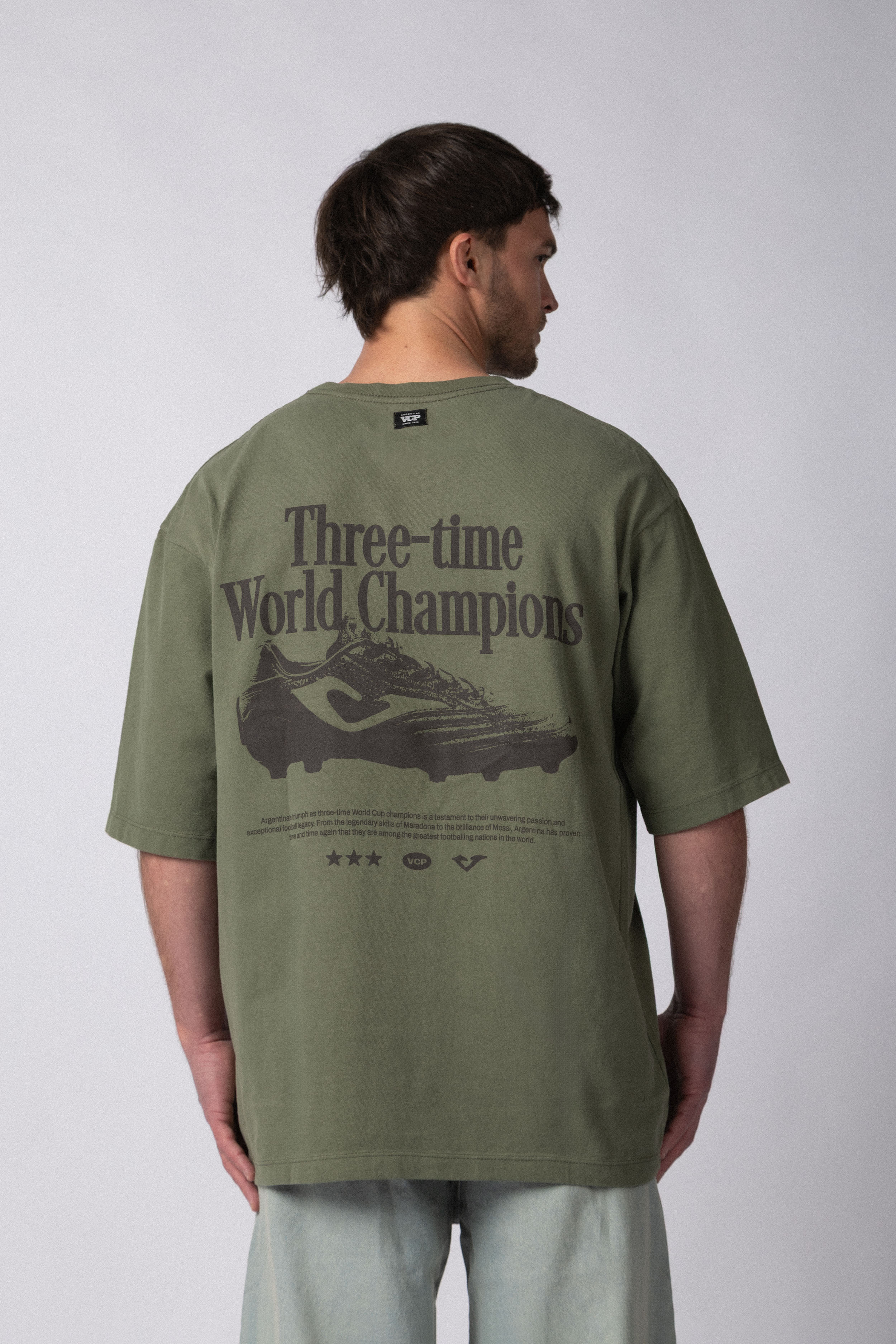 Remera Over Rhy Champ Militar