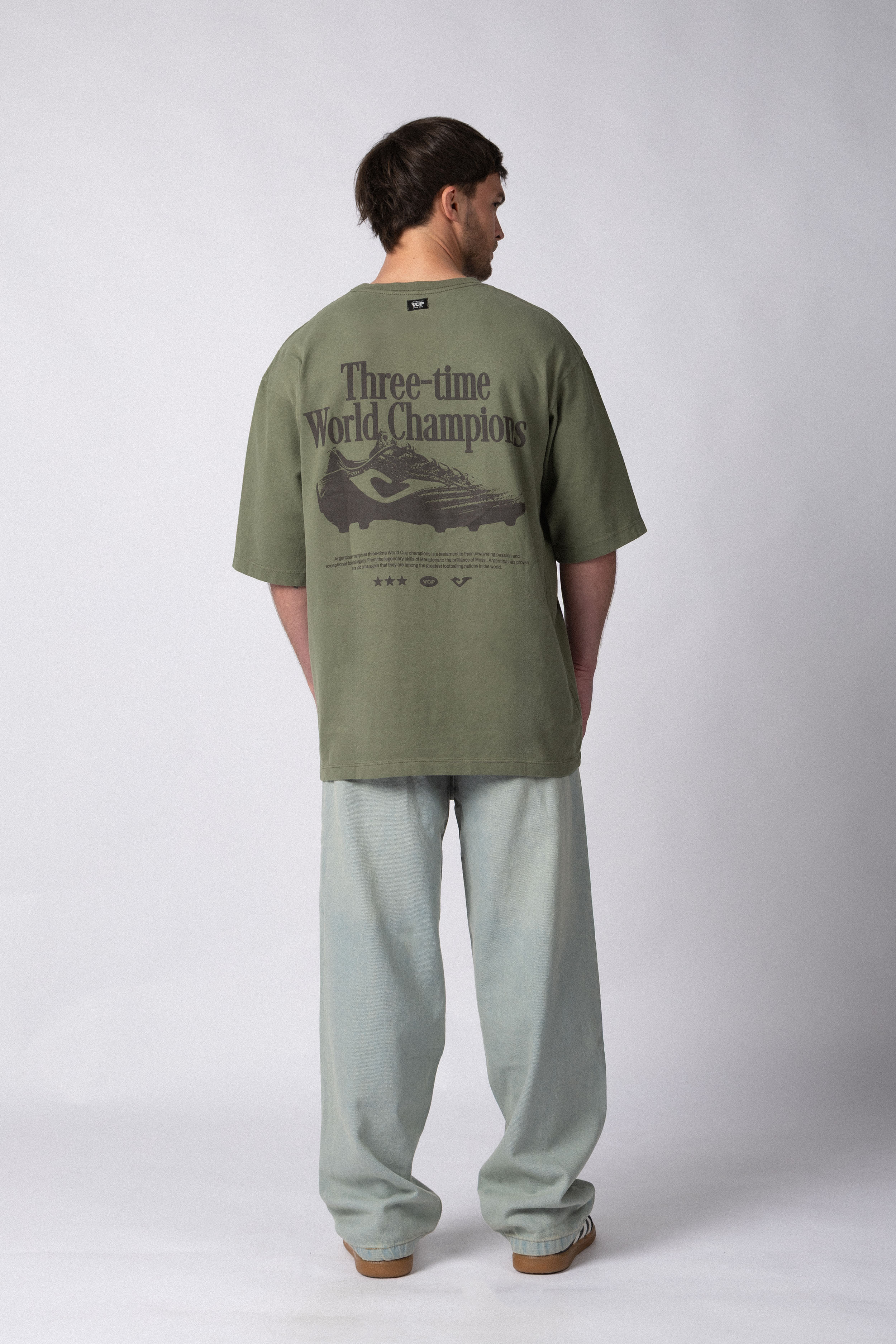 Remera Over Rhy Champ Militar