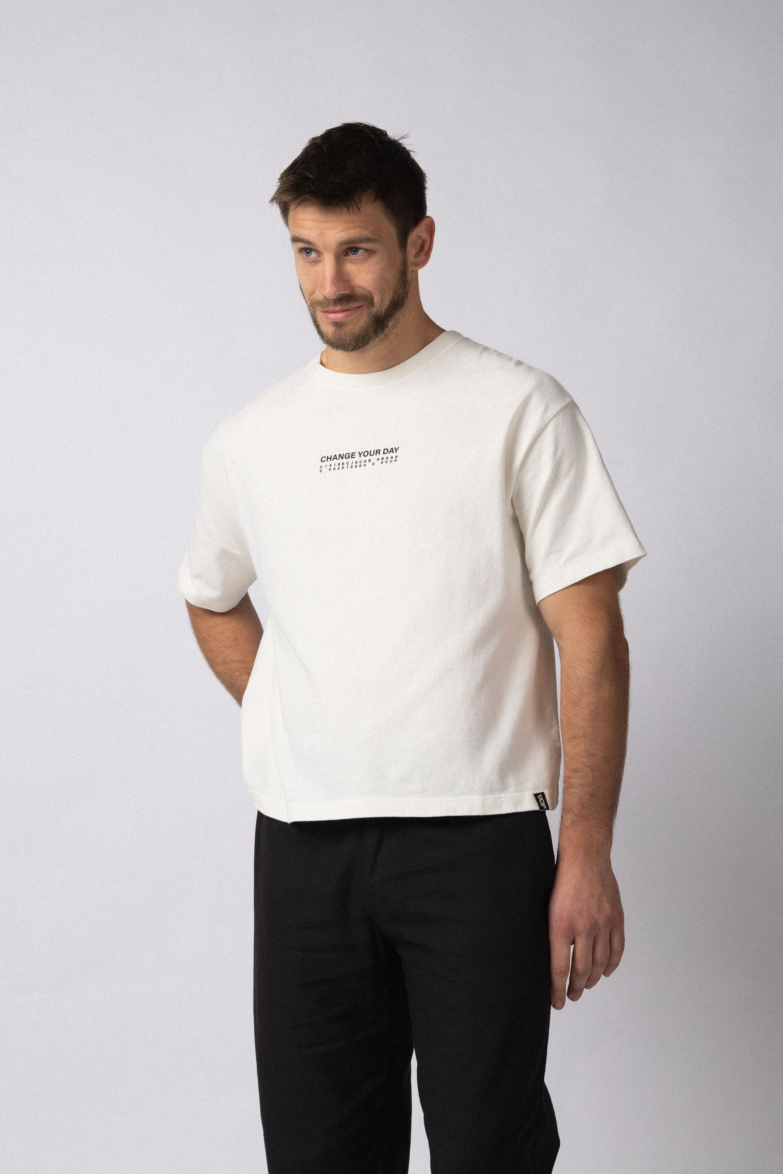 Remera Boxy Change Crudo