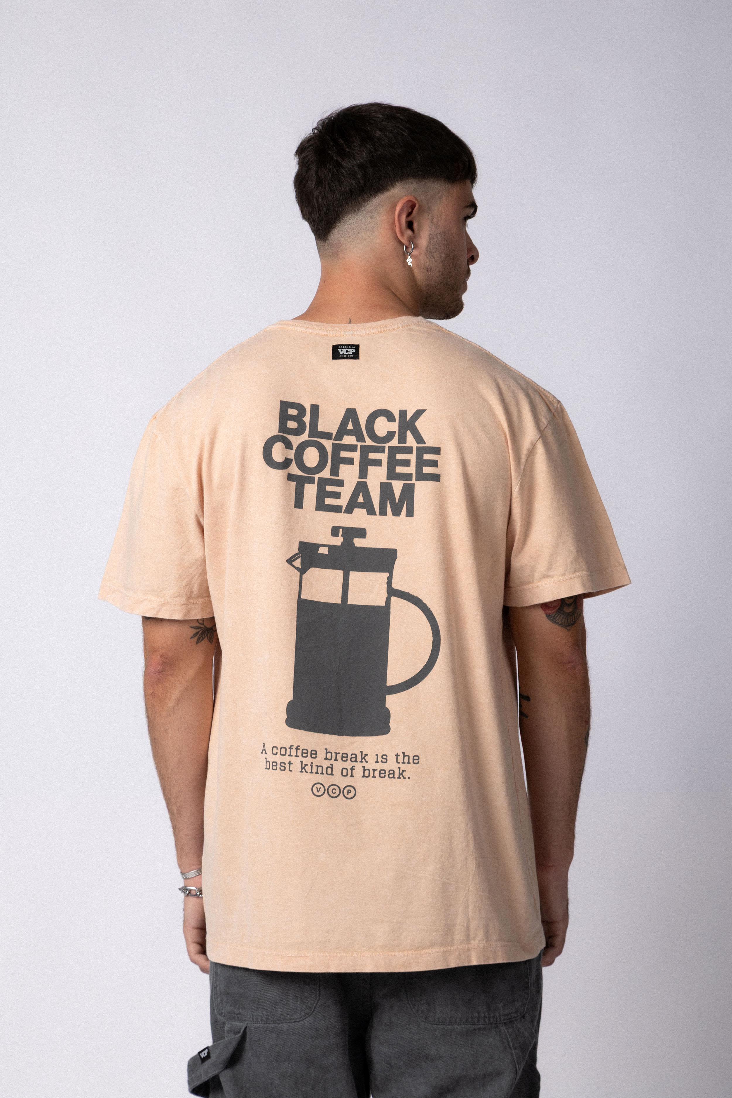 Remera DB Coffee Beige