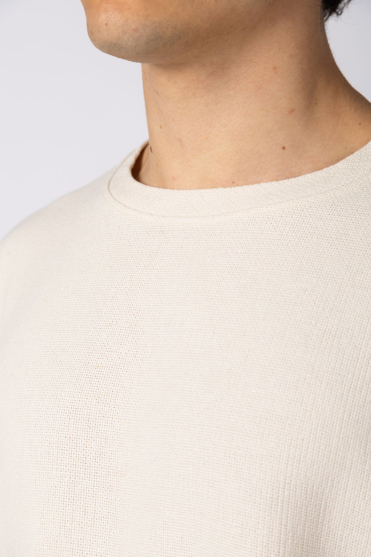 Remera Over Lino Rivo Crudo