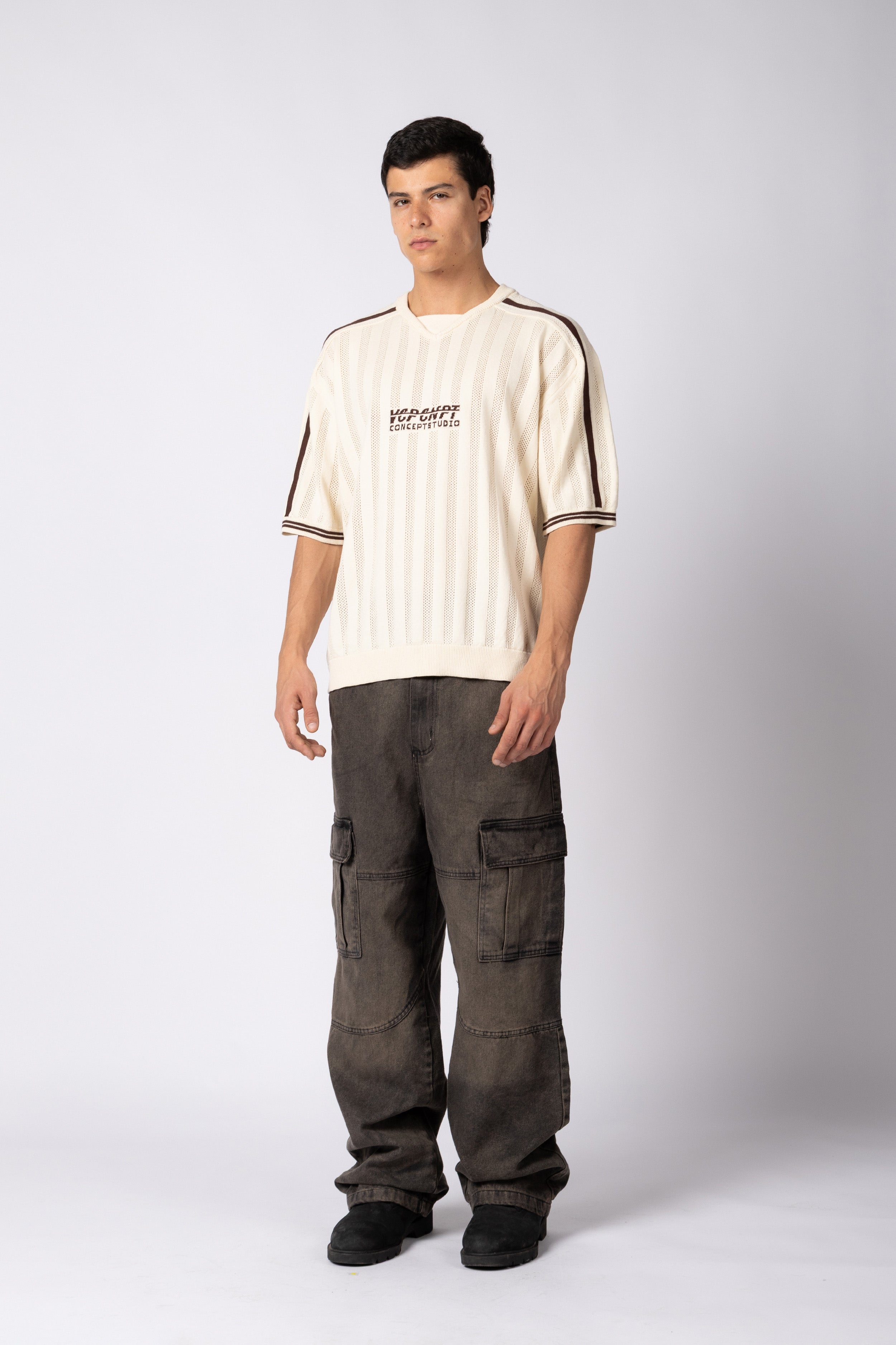 Remera Tejida Sport Crudo