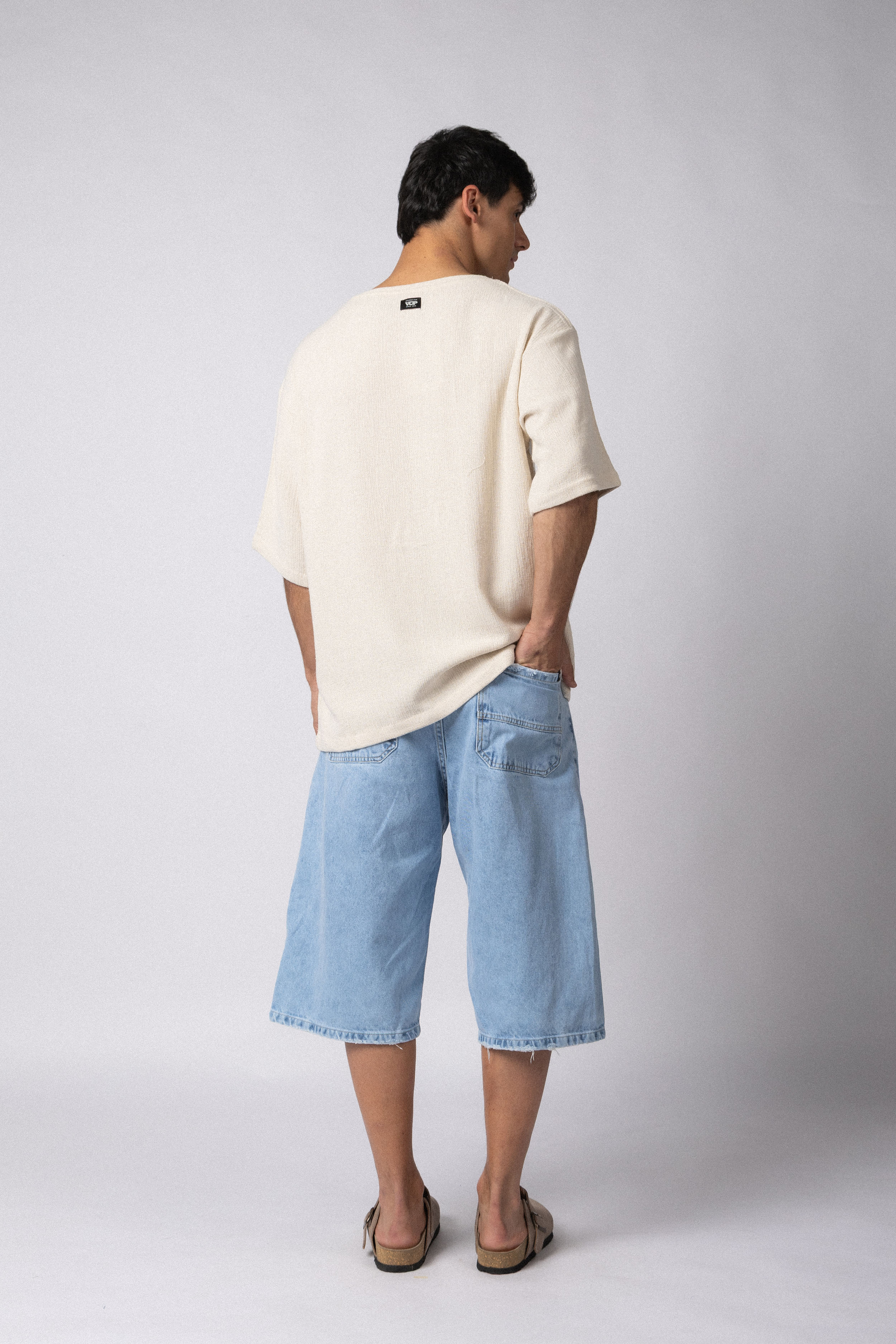 Remera Over Lino Lein Crudo