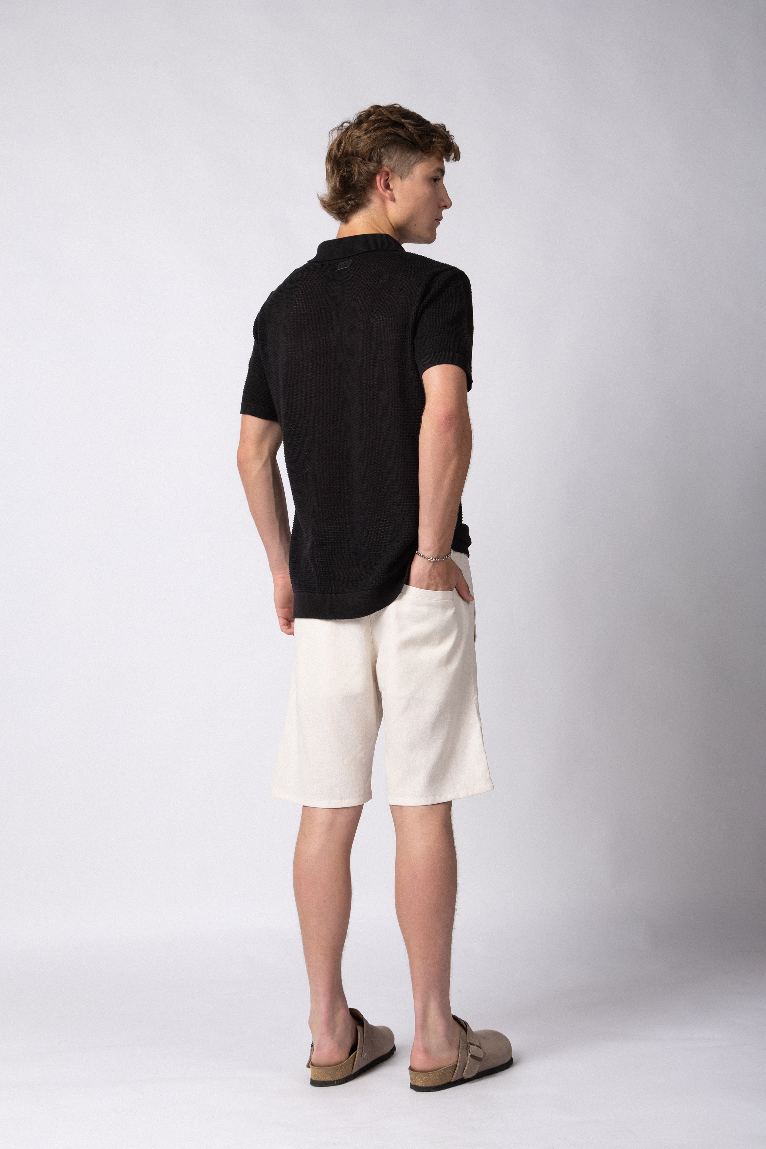 Bermuda Lino Rex Crudo