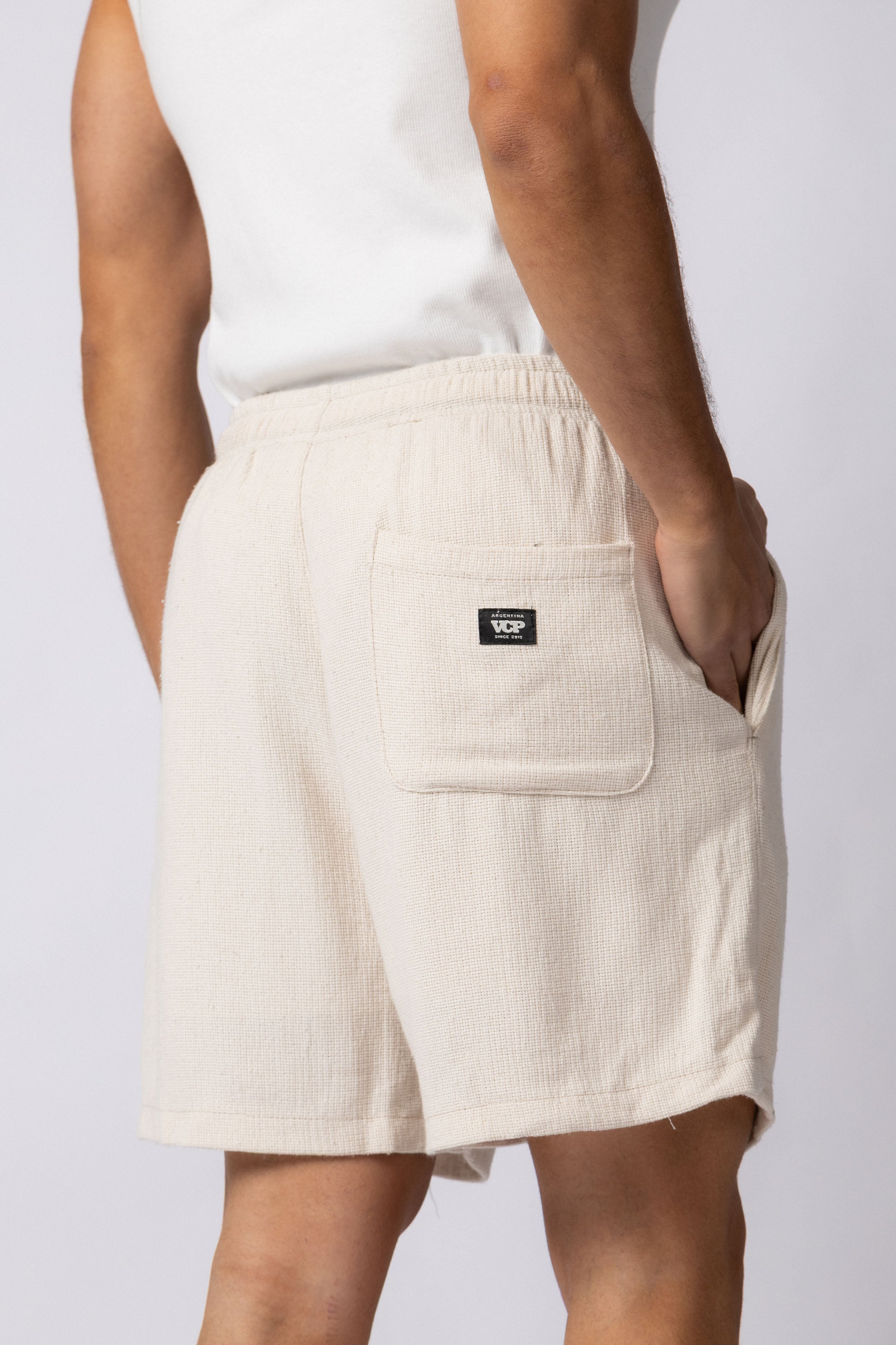 Bermuda Lino Fox Crudo