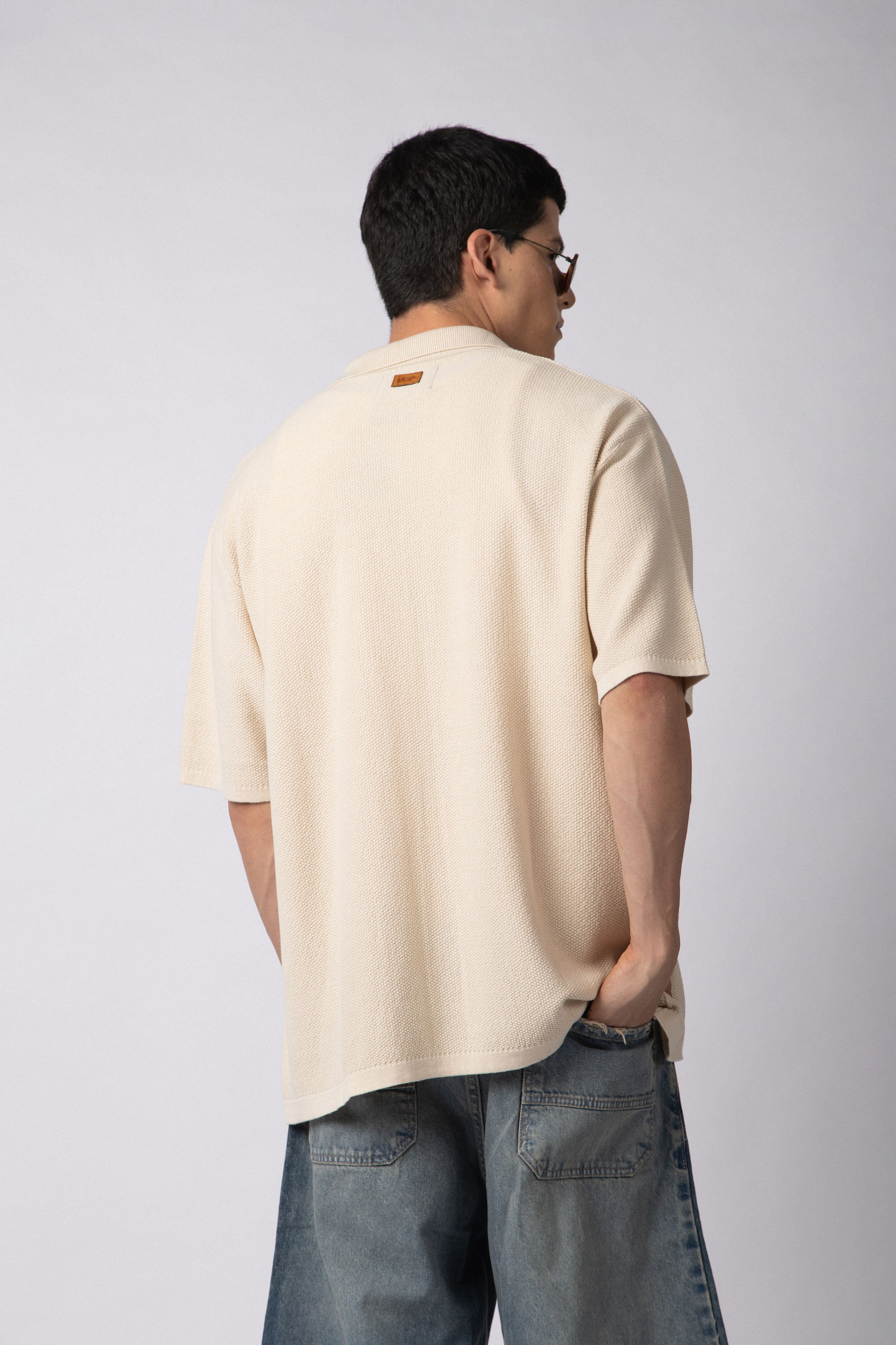 Chomba Tejida Rover Crudo (c/ cierre)