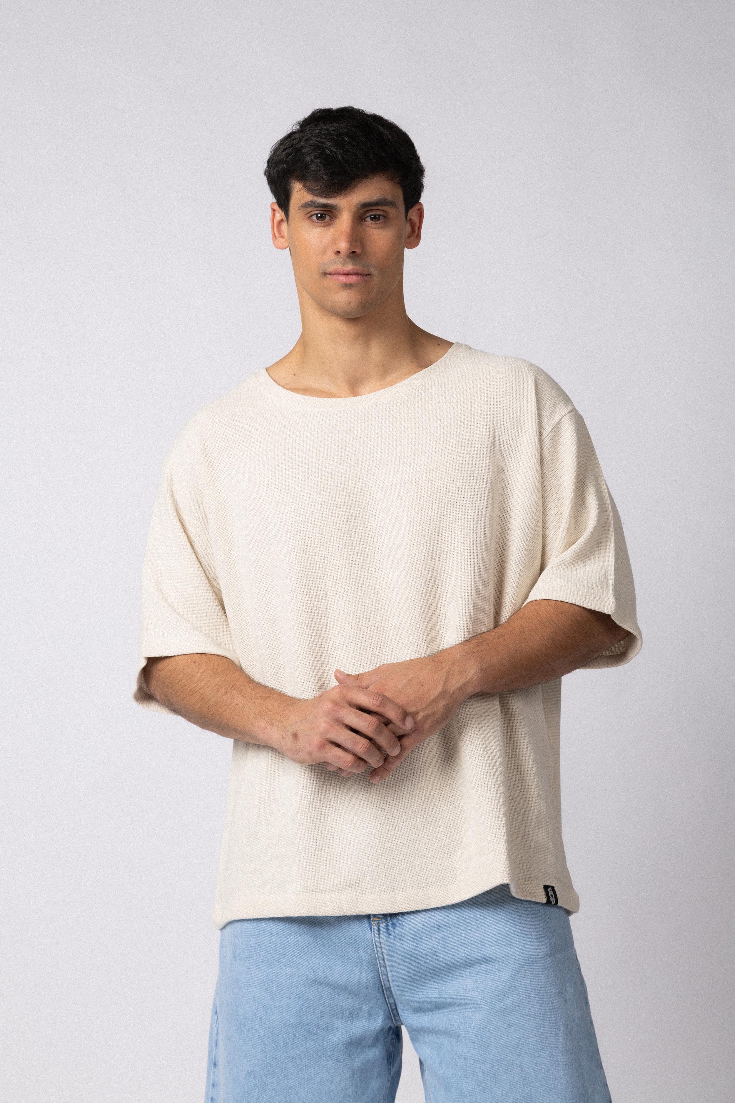 Remera Over Lino Lein Crudo