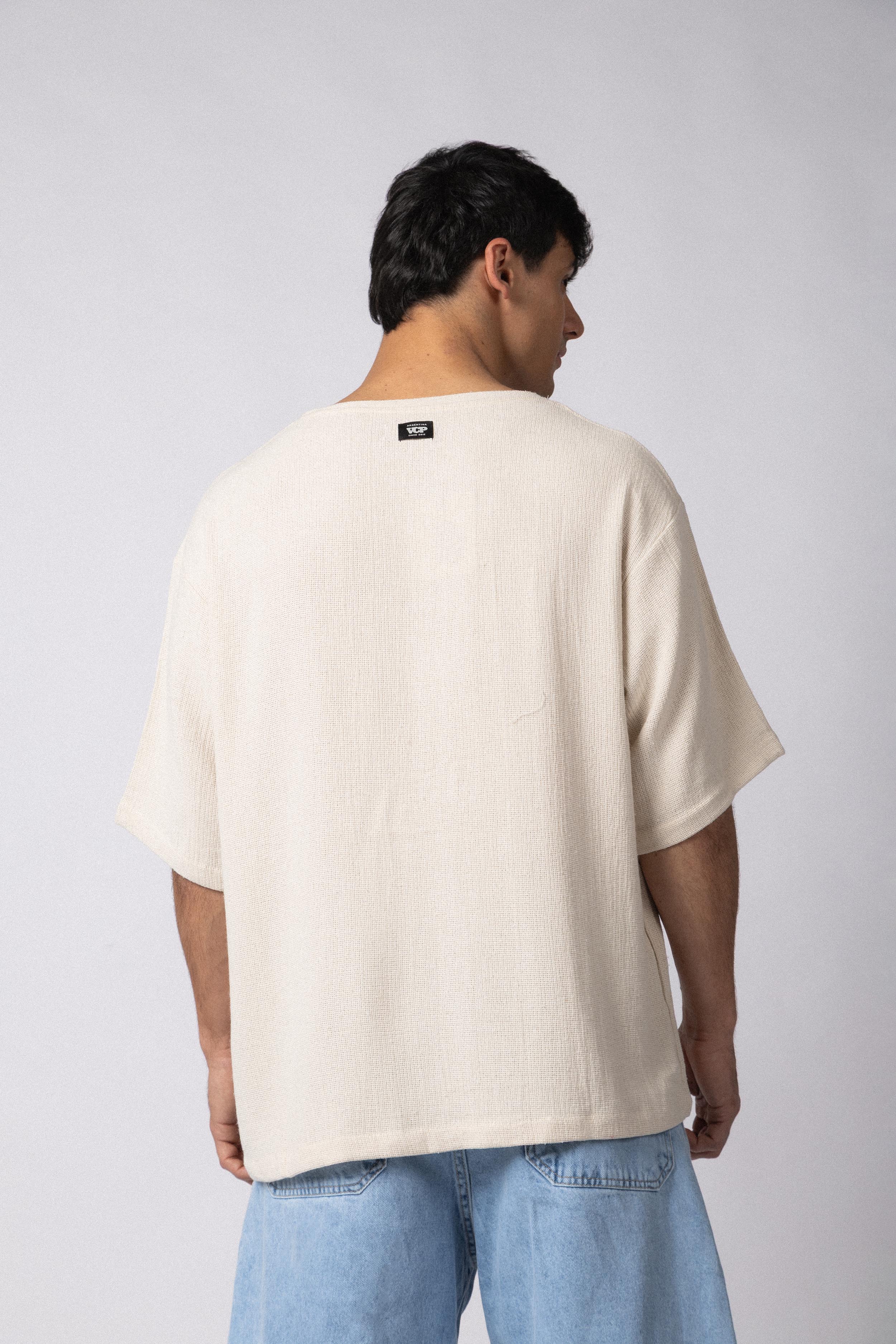 Remera Over Lino Lein Crudo