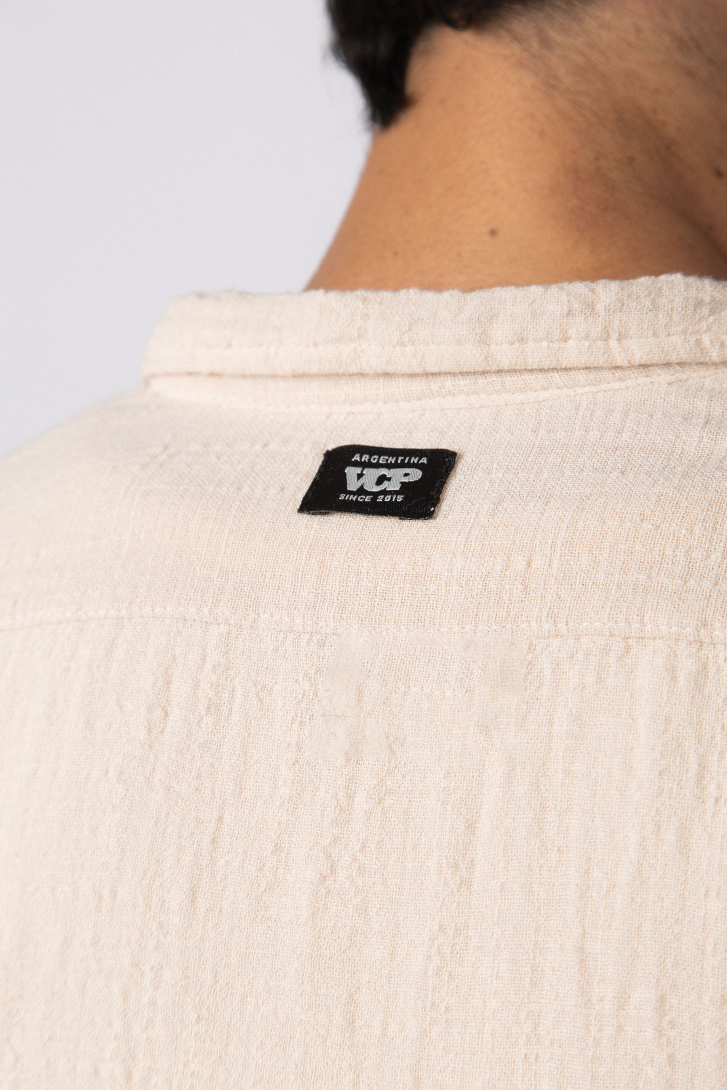 Camisa Manga Larga Lino Zen Crudo