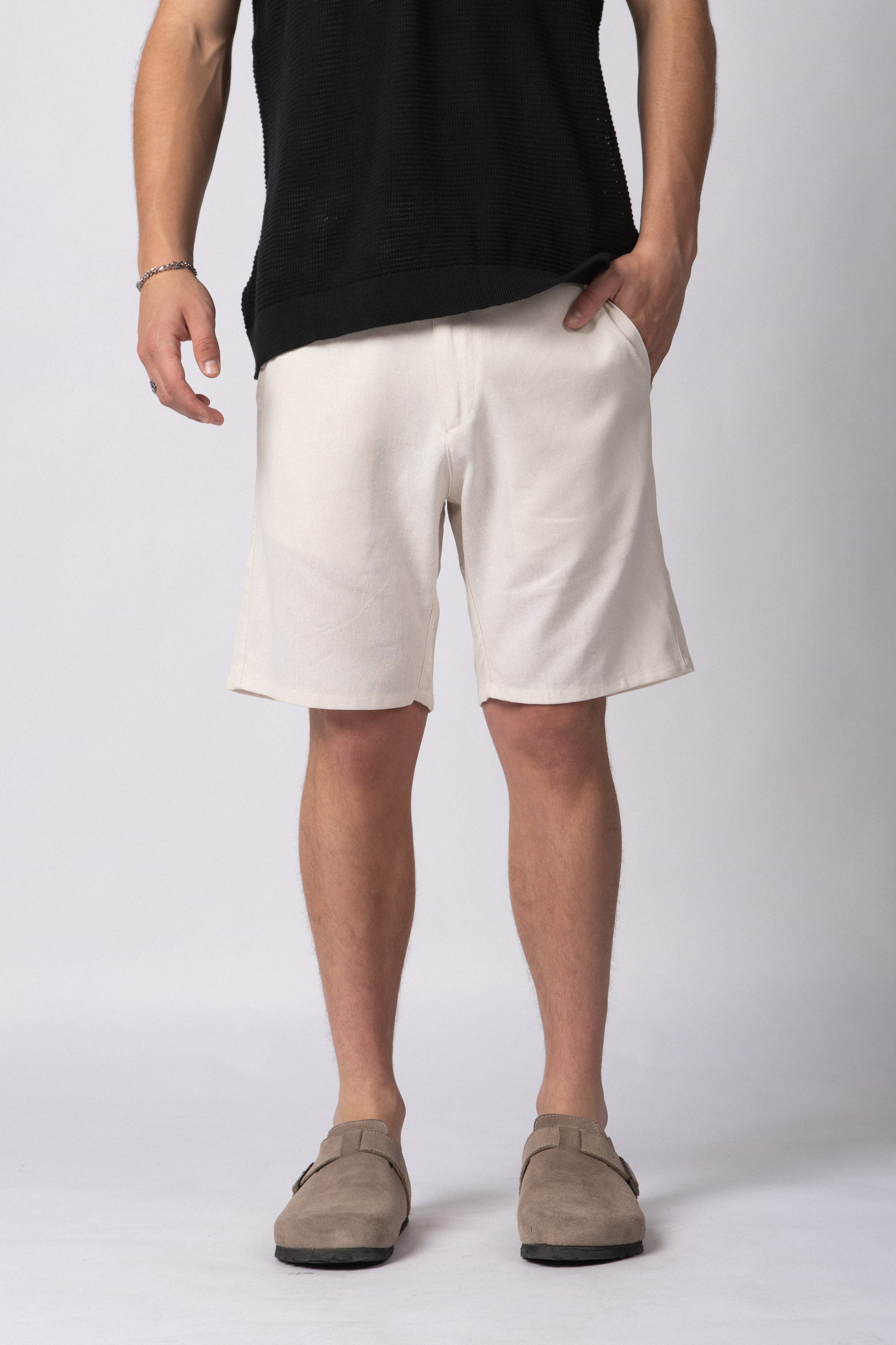 Bermuda Lino Rex Crudo