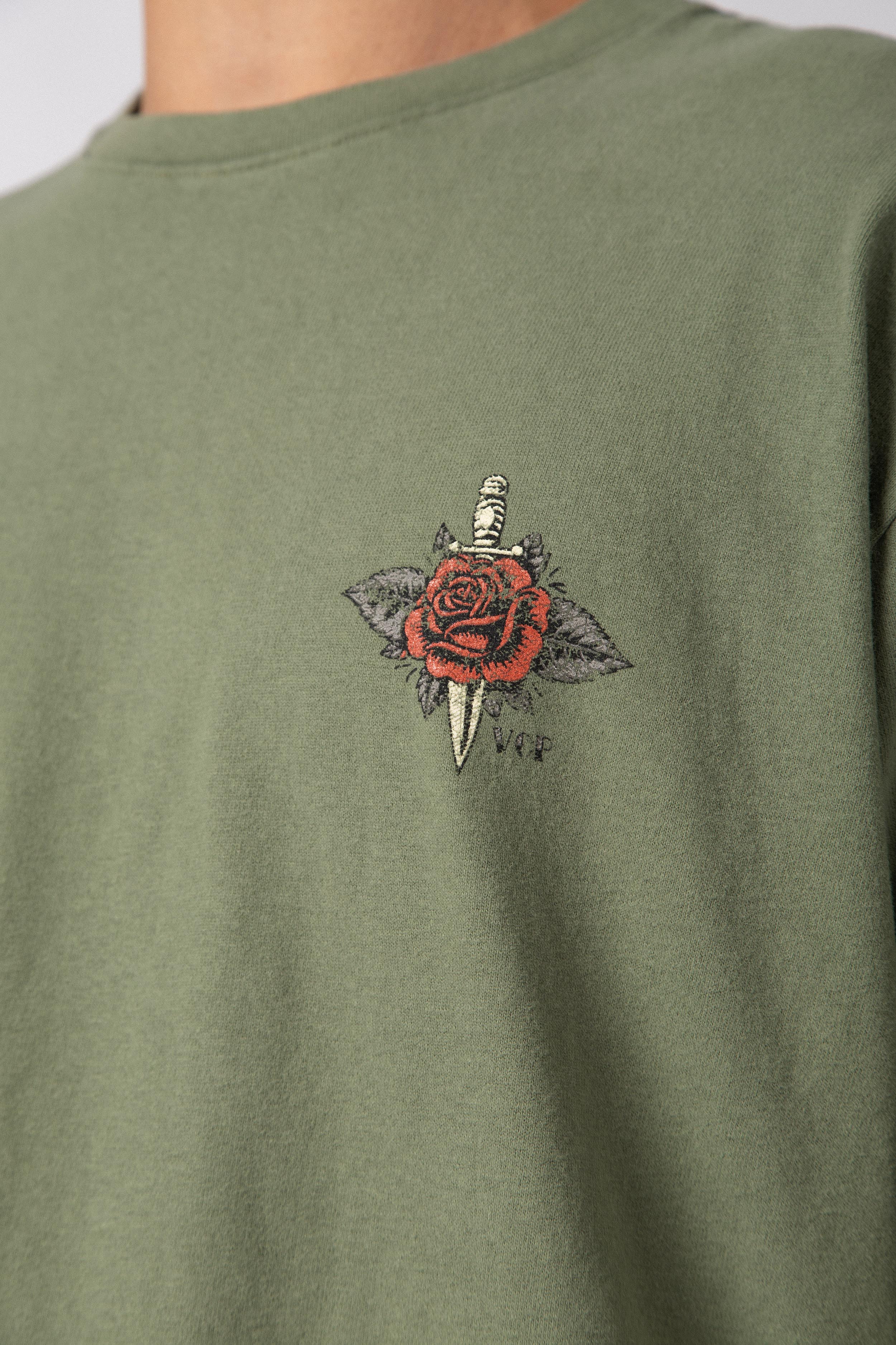 Remera Over Rhy Dead Militar