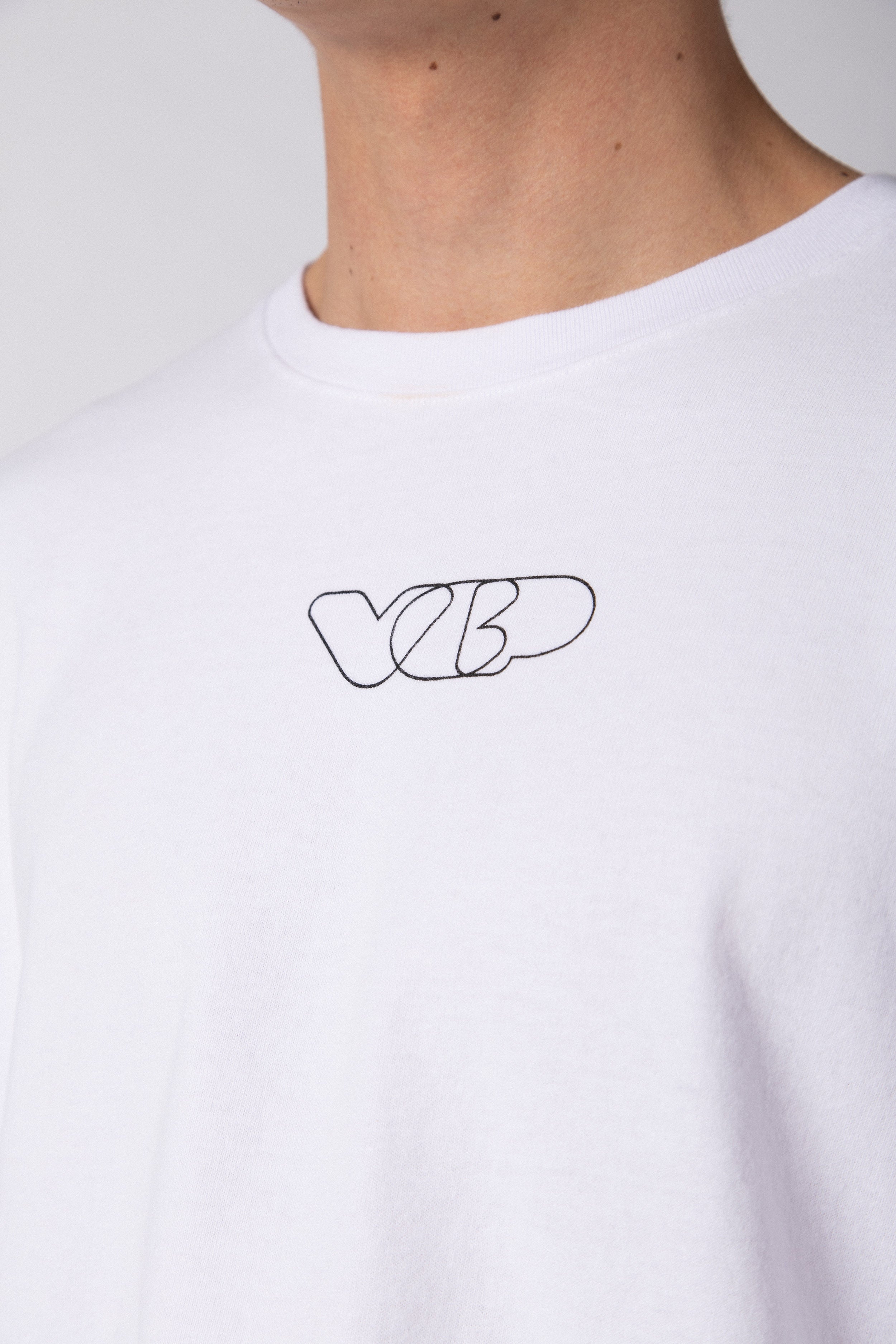 Remera Over Rhy Design Blanca