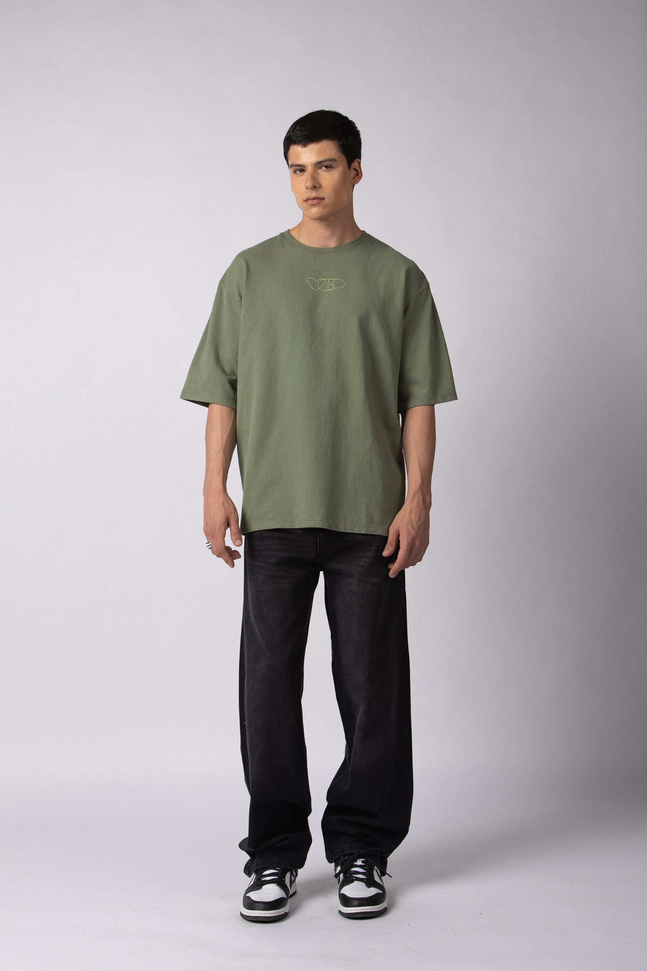 Remera Over Rhy Design Militar